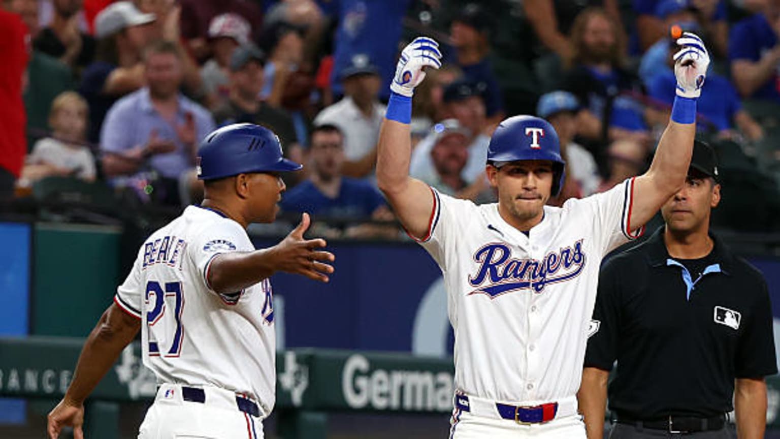 Sam Haggerty's triple | 06/18/2025 | Texas Rangers
