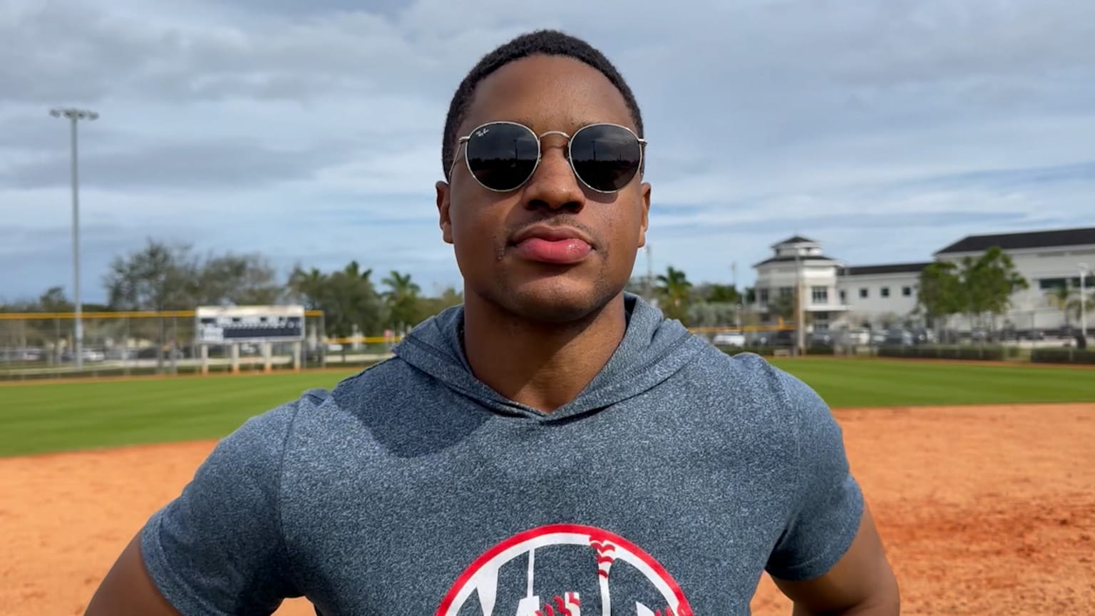 Xavier Edwards on baseball camp 22/12/2023 Los Marlins de Miami