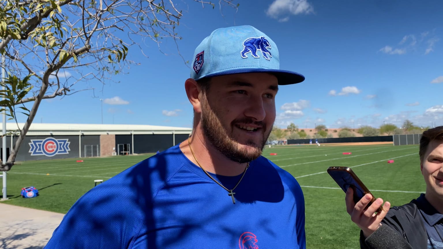 Luke Little talks about making the Opening Day roster 03/25/2024