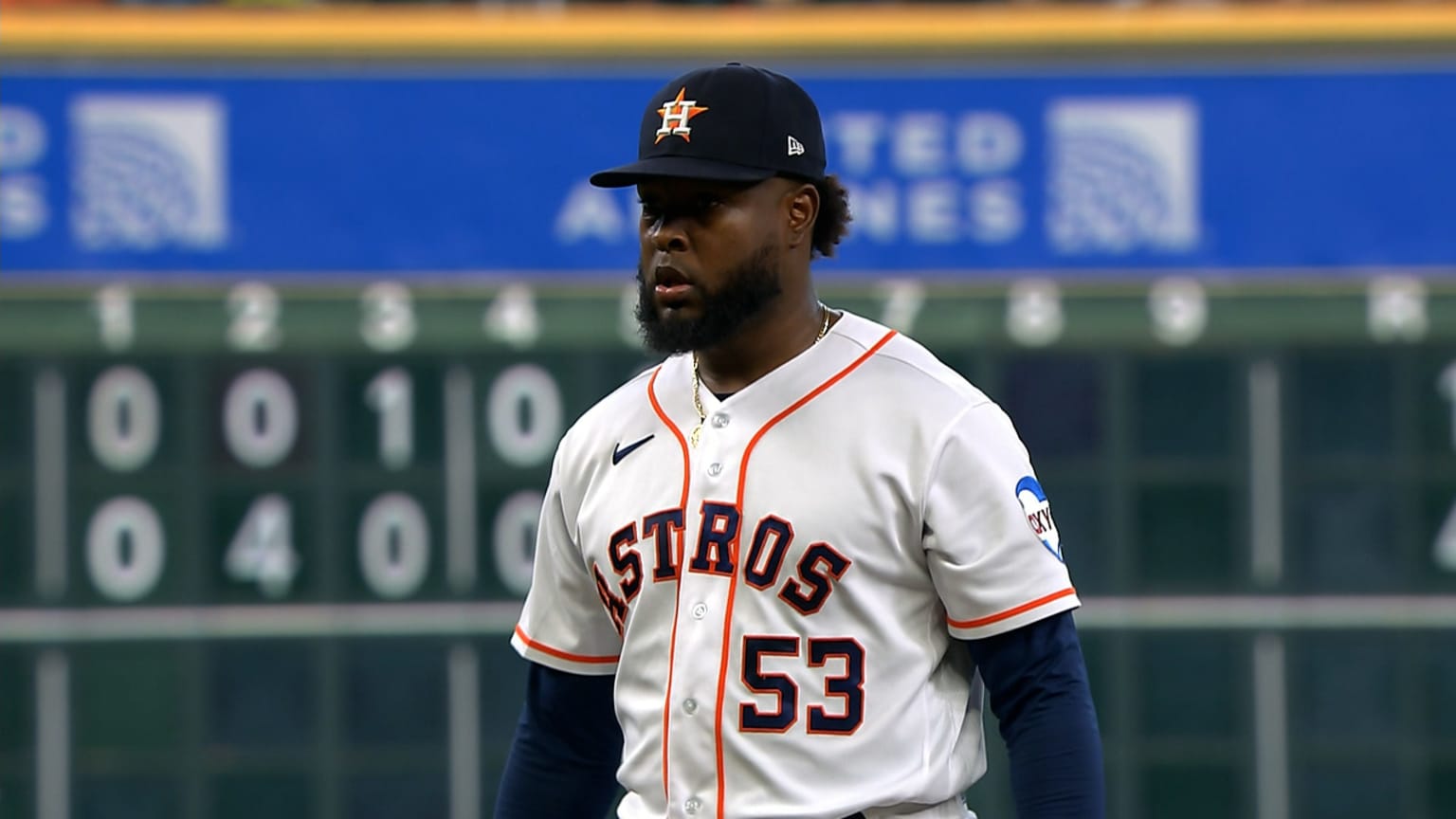 HOUSTON, TX - JUNE 06: Houston Astros starting pitcher Cristian