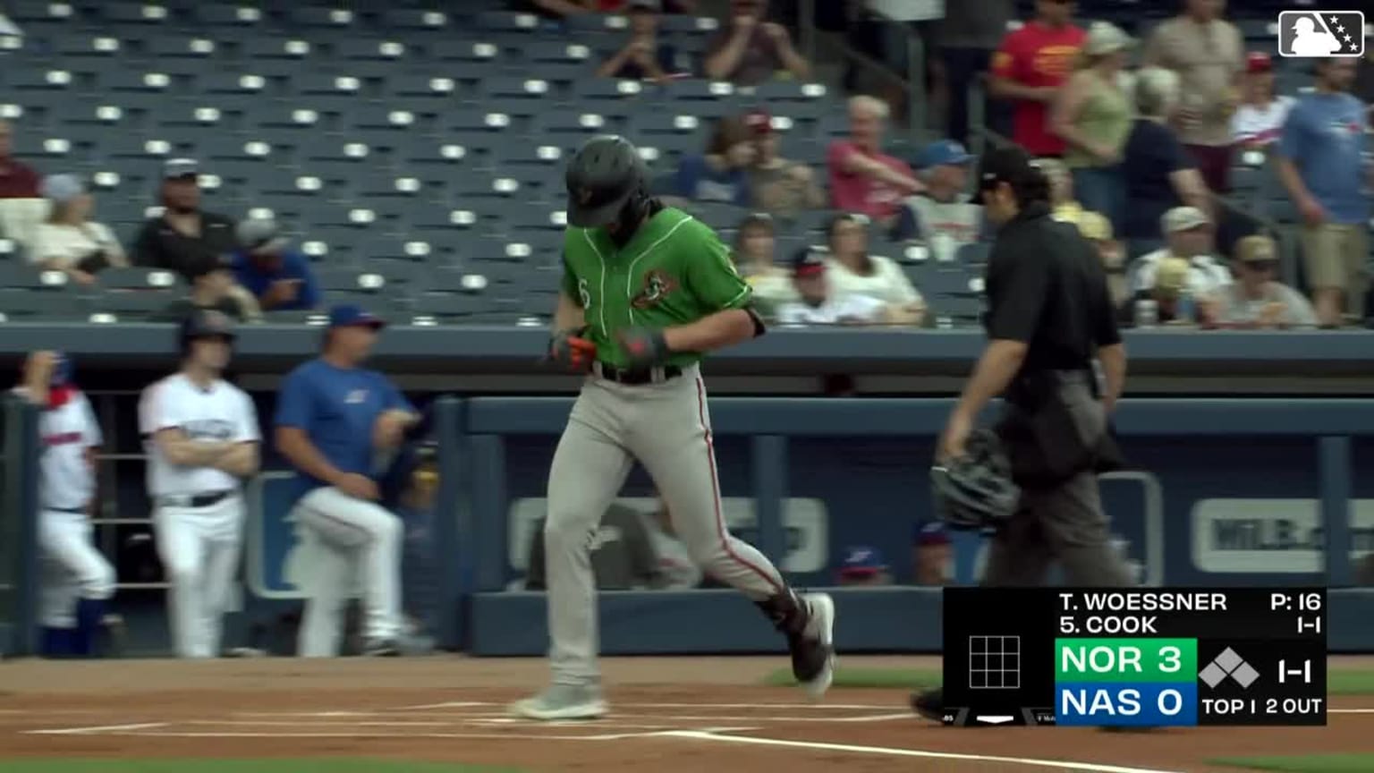Billy Cook's first Triple-A home run | 05/03/2024 | New York Mets