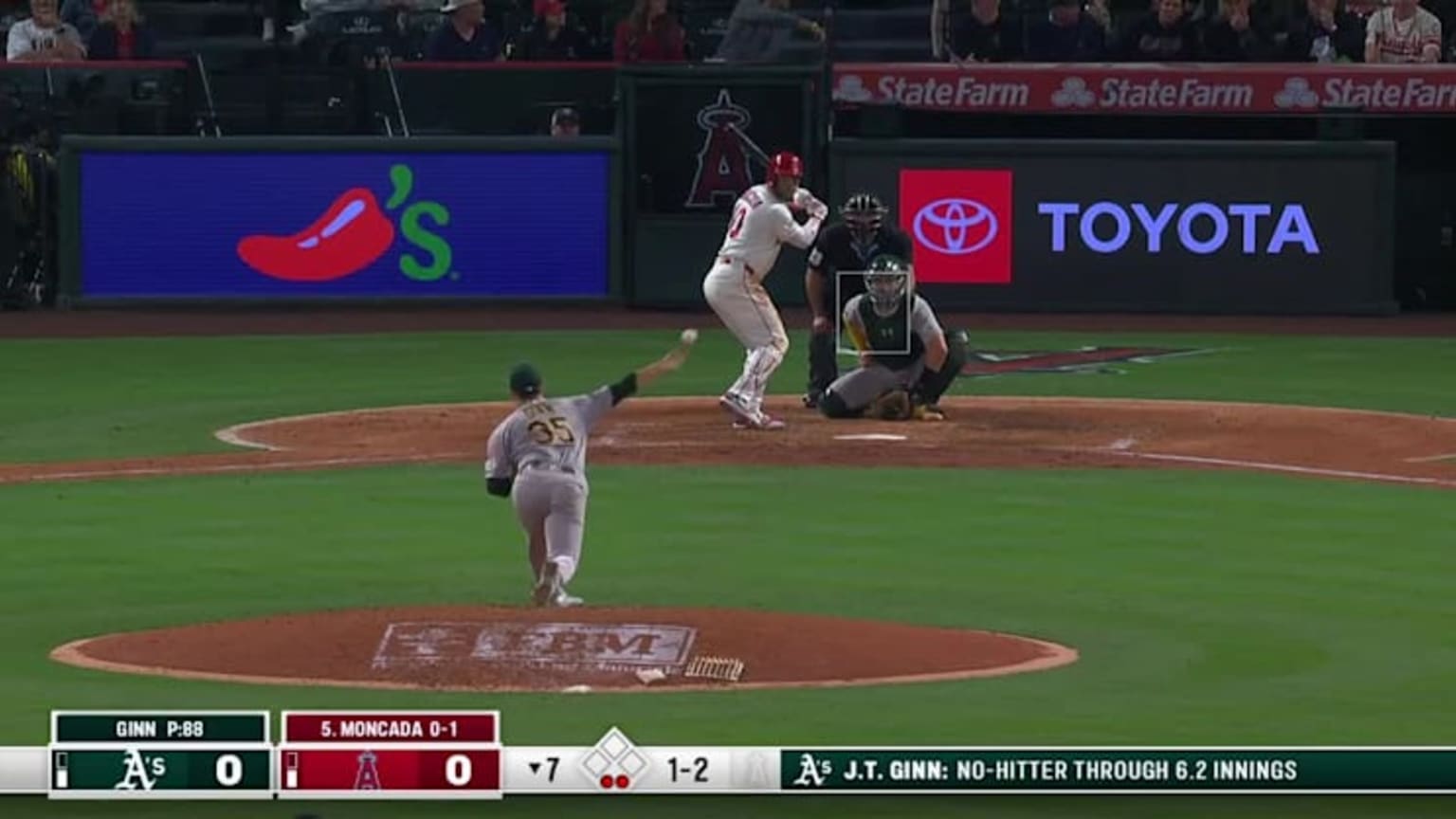 J.T. Ginn takes no-hitter into the 8th | 05/18/2026 | MLB.com
