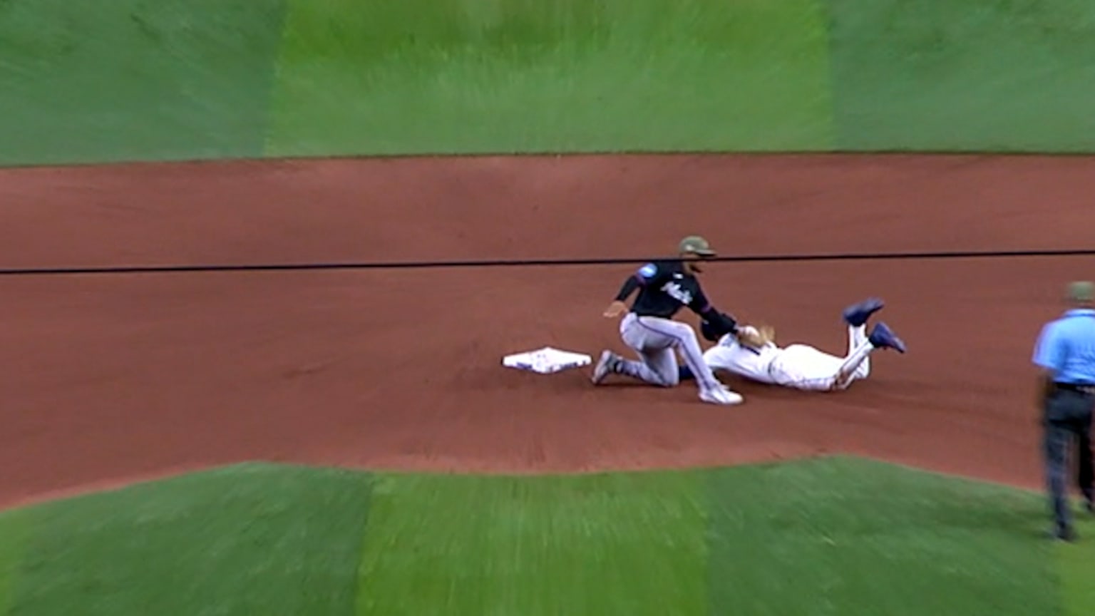 Joe Mack catches Chandler Simpson stealing | 05/15/2026 | Miami Marlins