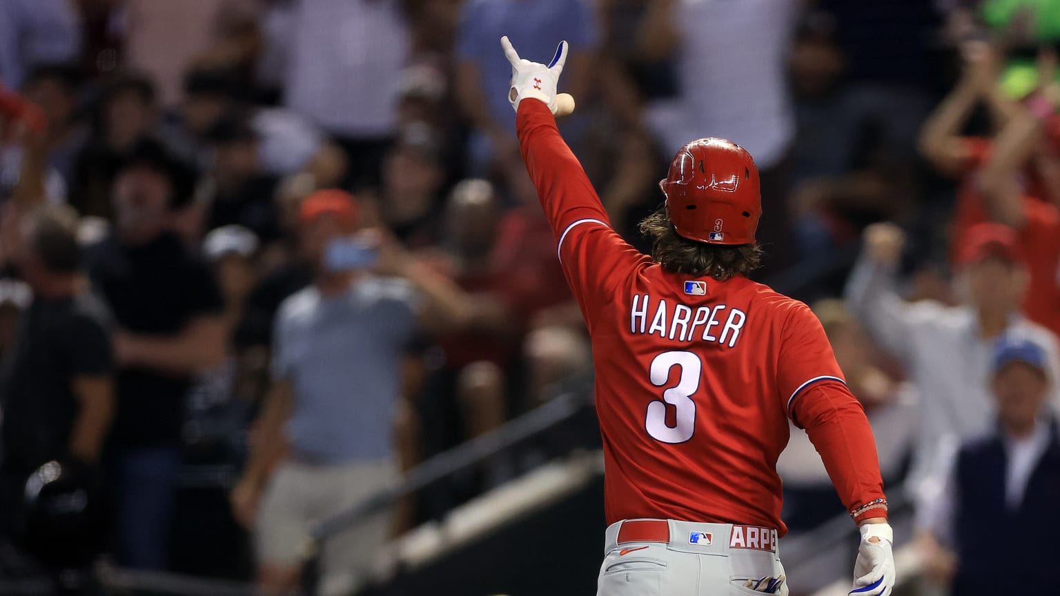 Bryce Harper's solo home run, 10/21/2023
