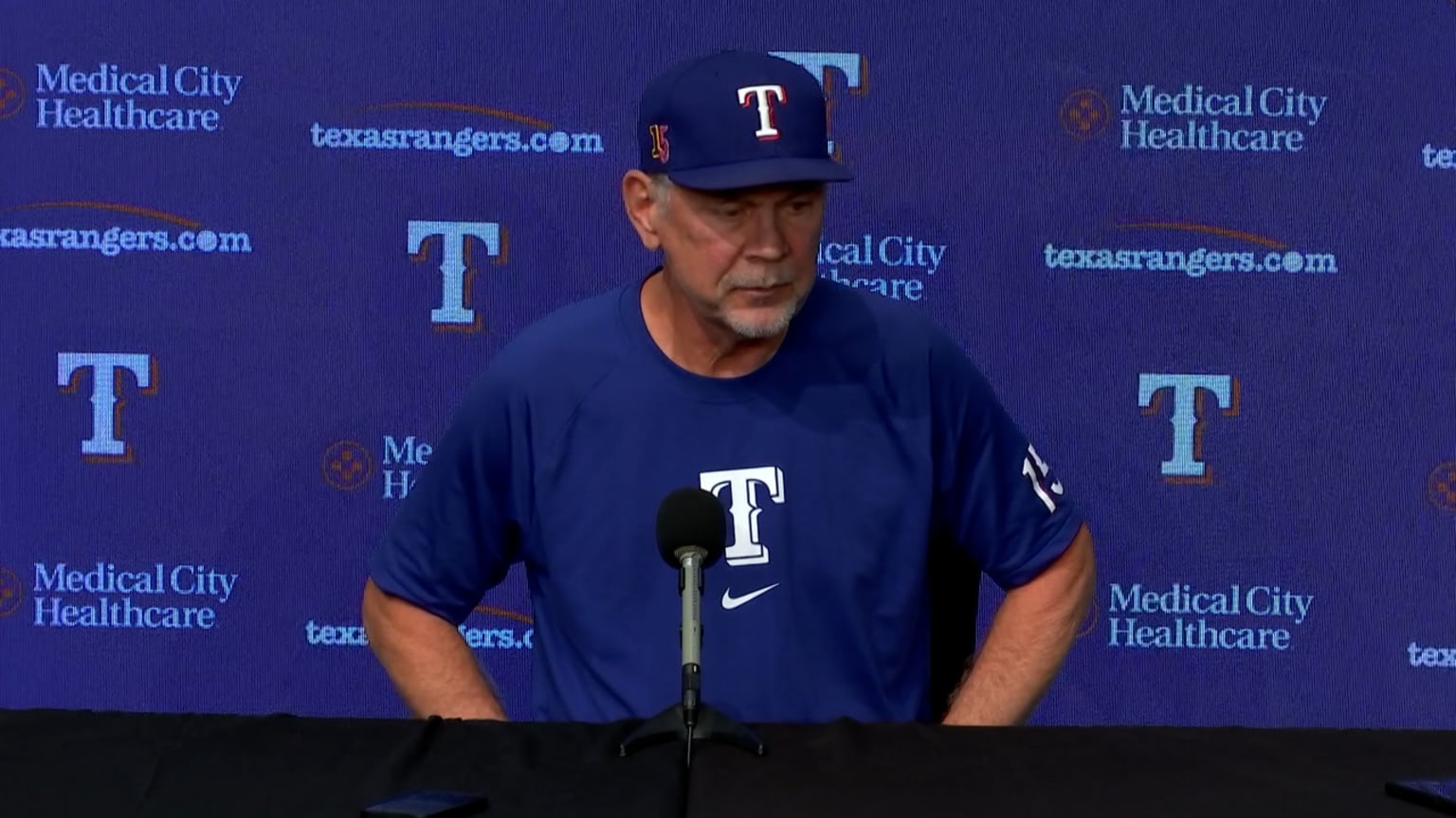 Bruce Bochy on 52 loss to Twins 08/17/2024 Texas Rangers