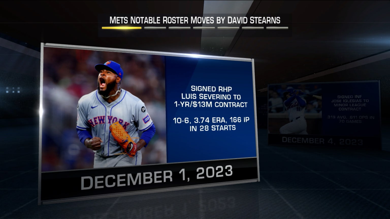 Mets notable roster moves by David Stearns | 09/14/2024 | New York Mets