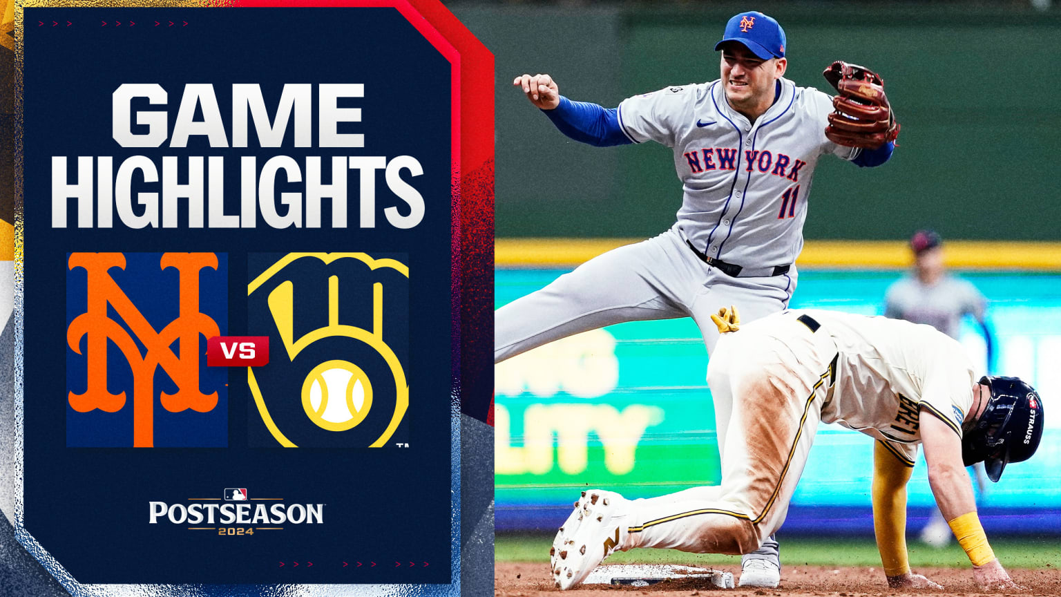 Mets vs. Brewers Game 1 Highlights 10/01/2024