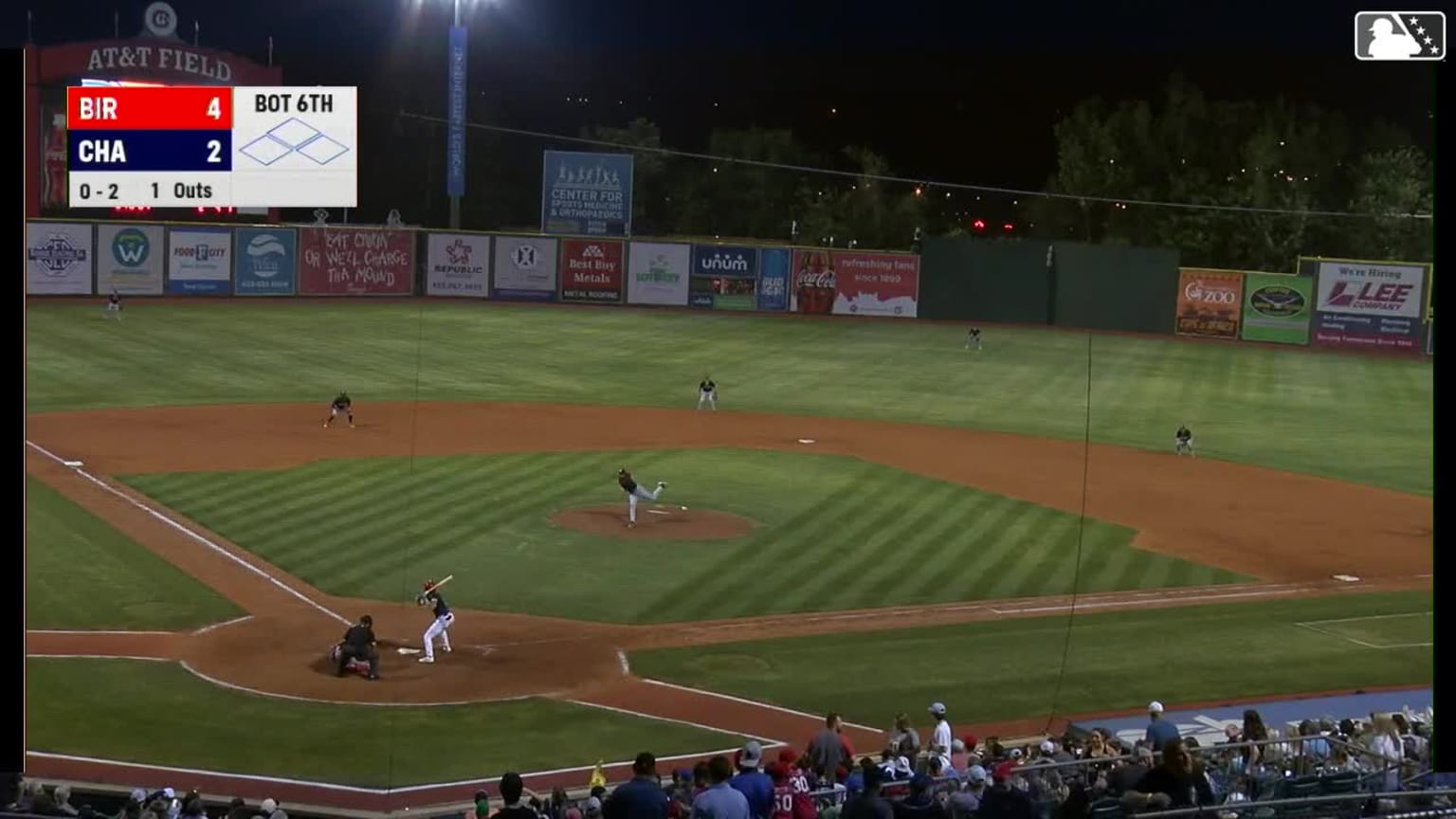Jake Eder records his eighth strikeout 04/27/2024
