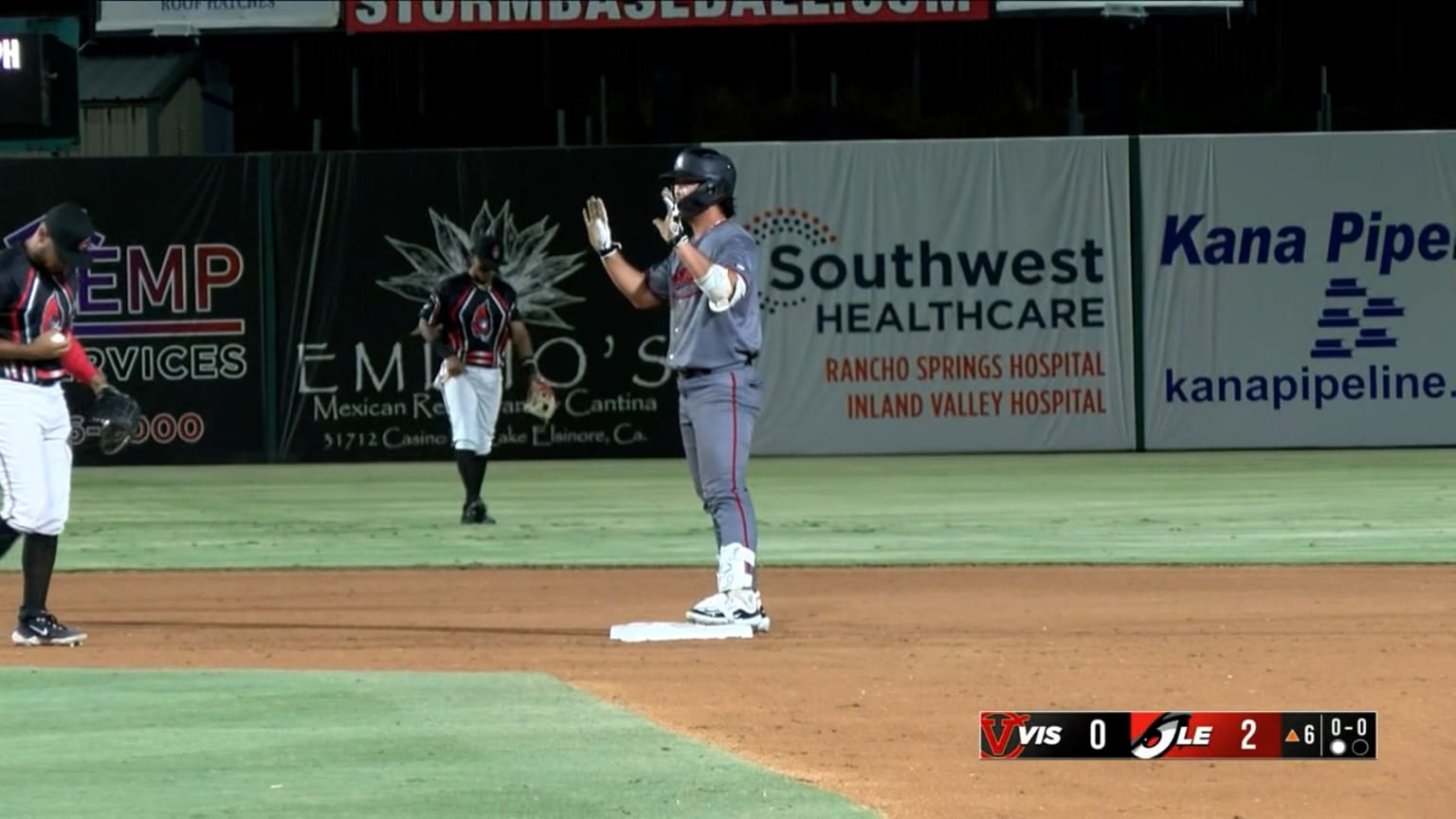 Kevin Sim hits an RBI double in the top of the 6th 03/15/2024