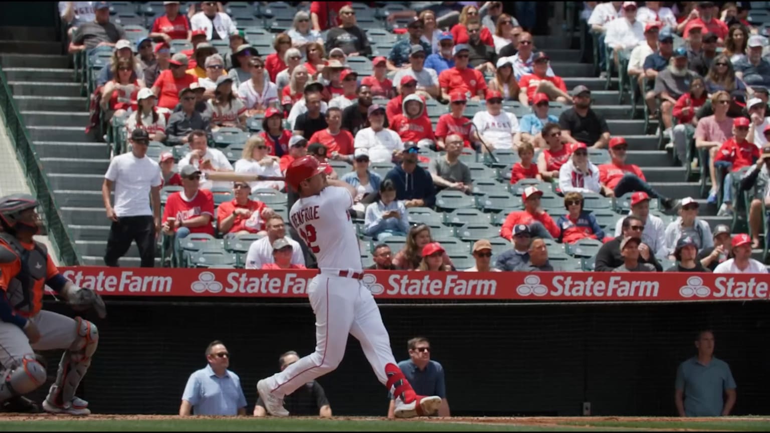 Field view of Renfroe's home run | 05/10/2023 | Los Angeles Angels