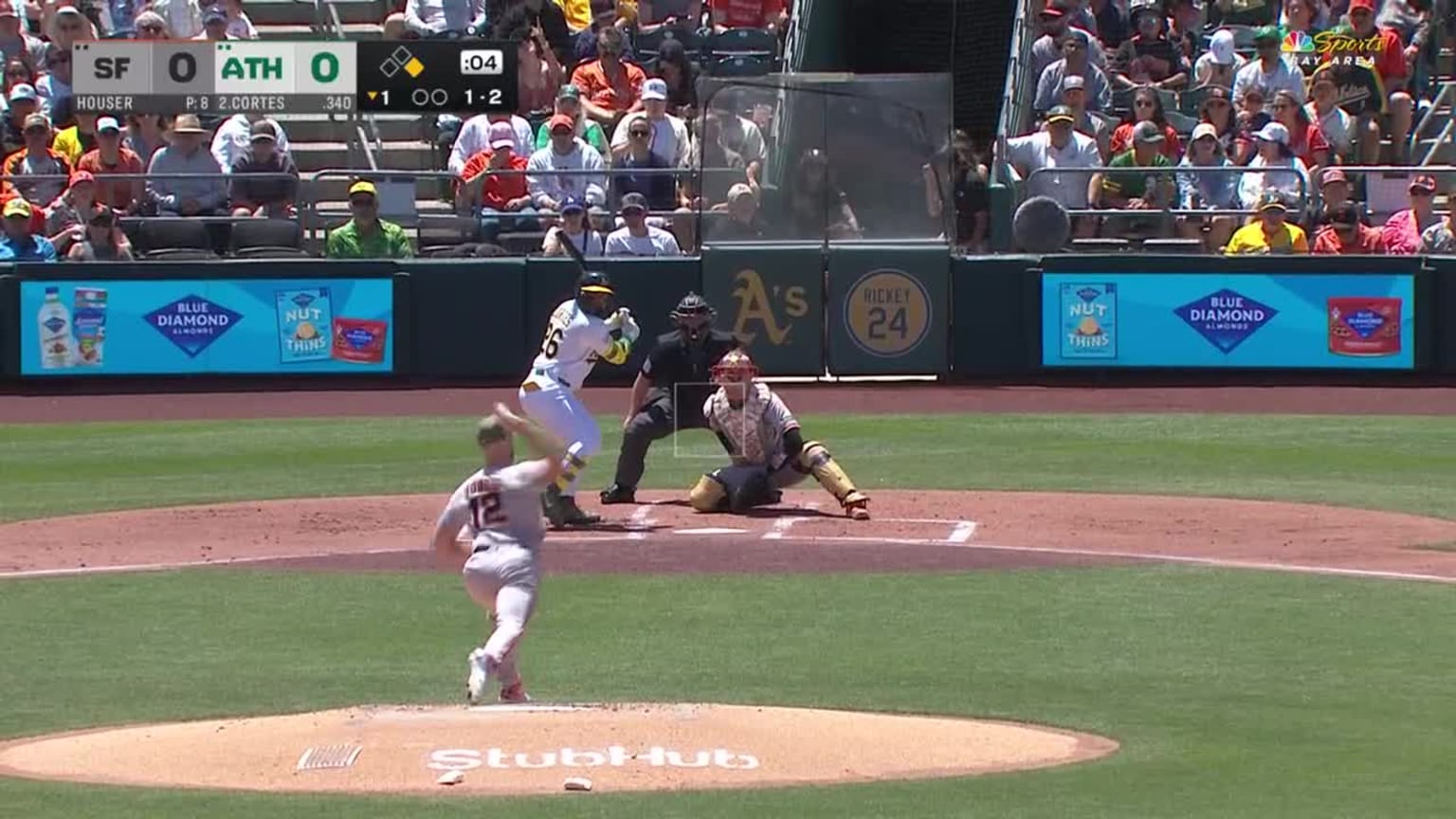 Adrian Houser strikes out Carlos Cortes | 05/17/2026 | San Francisco Giants