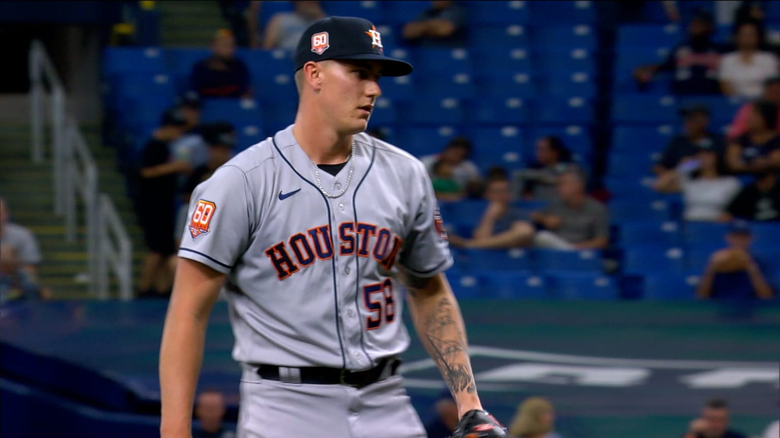 Astros' Hunter Brown: Covers three scoreless 