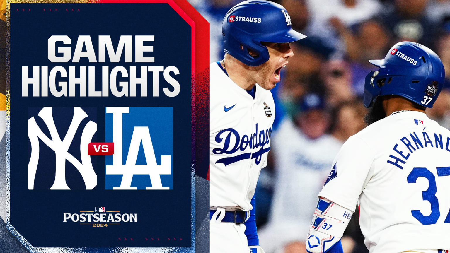 Yankees vs. Dodgers Game 2 Highlights 10/26/2024 New York Yankees