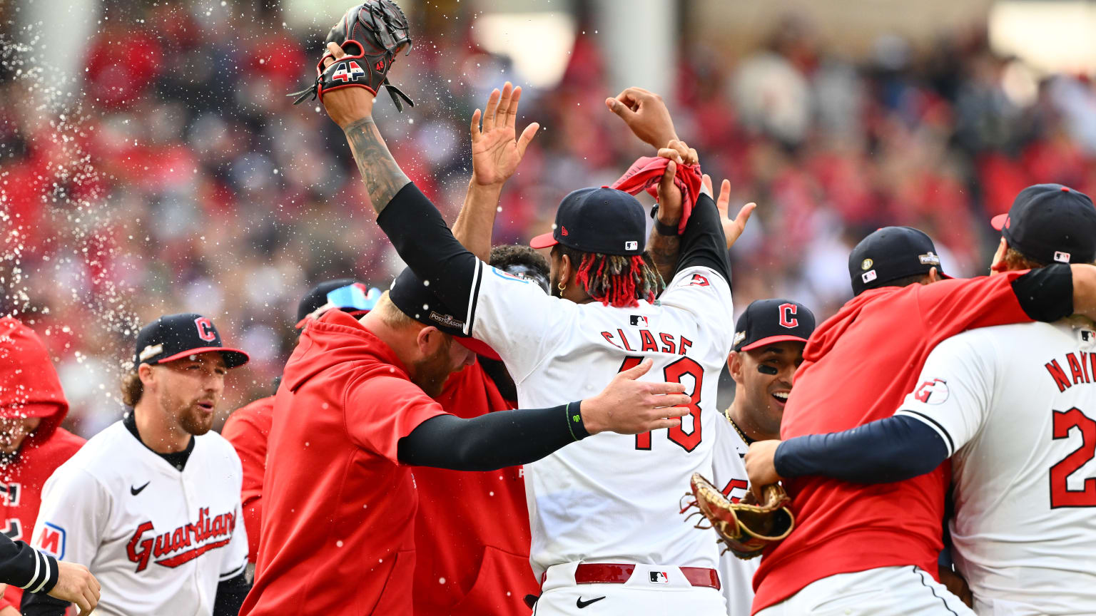 Guardians advance to the ALCS 10/12/2024 Cleveland Guardians