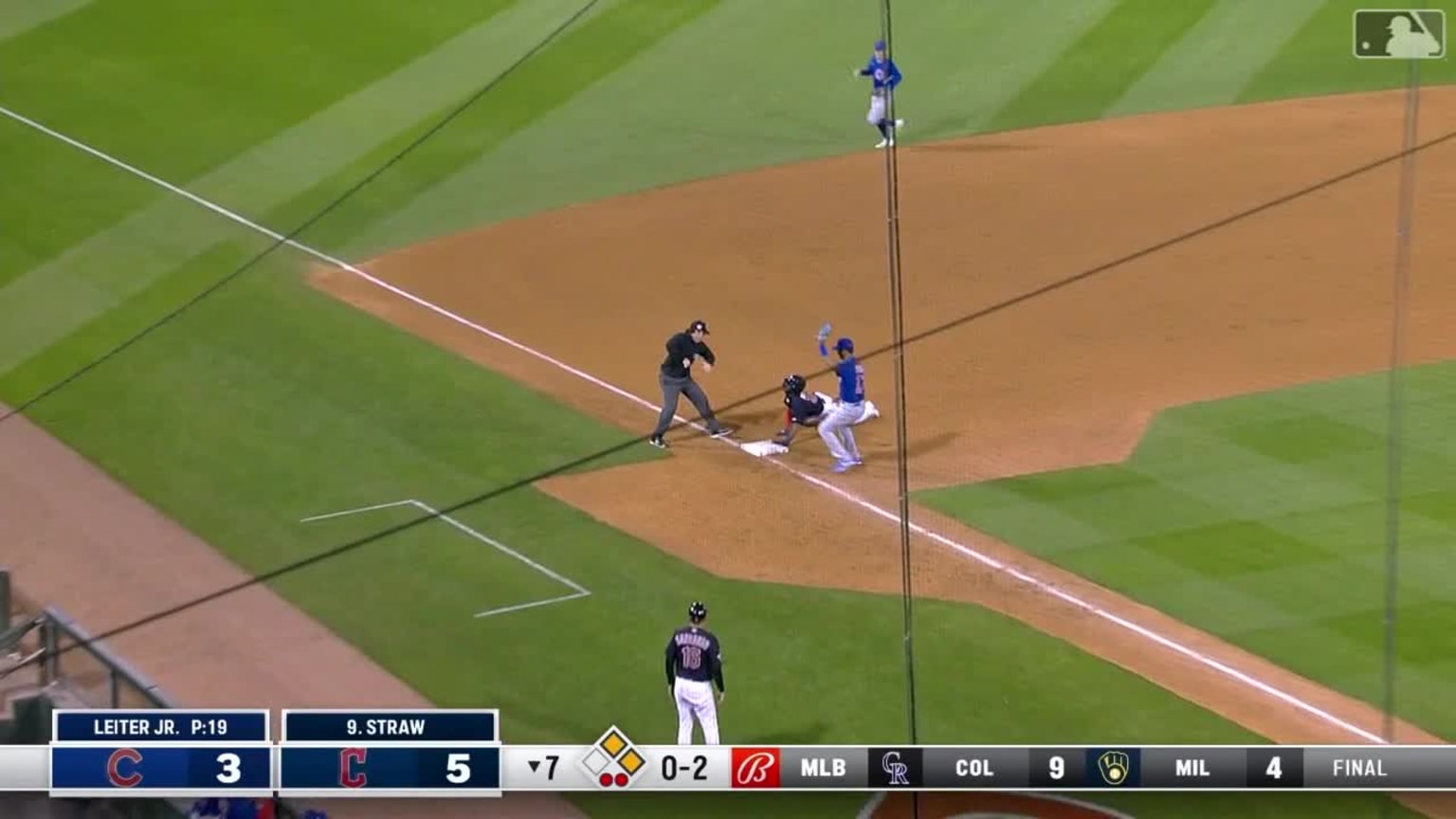 Hearn makes a stop and catches Romero stealing third | 03/24/2023 ...