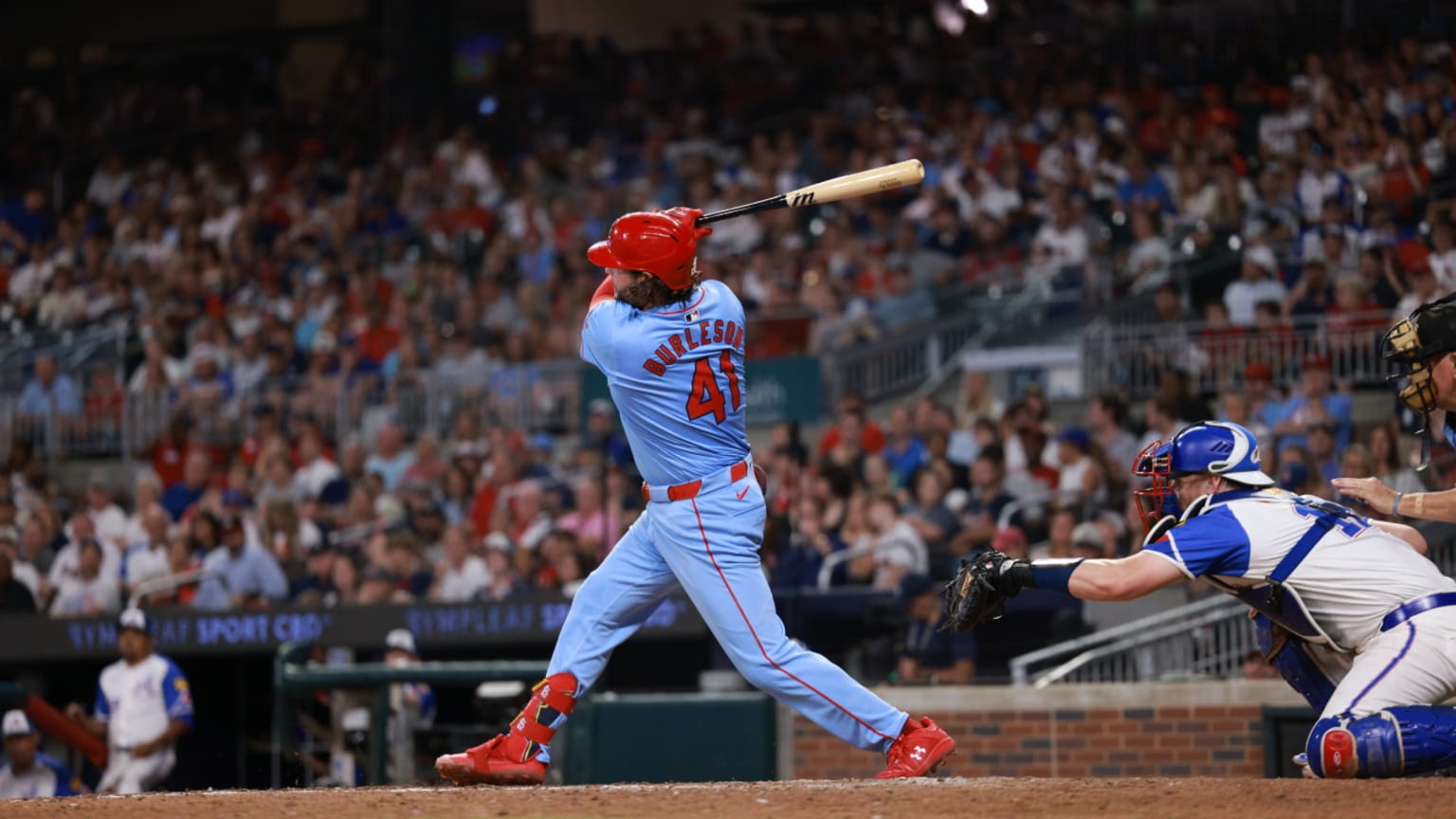 Alec Burleson's second RBI single 07/20/2024