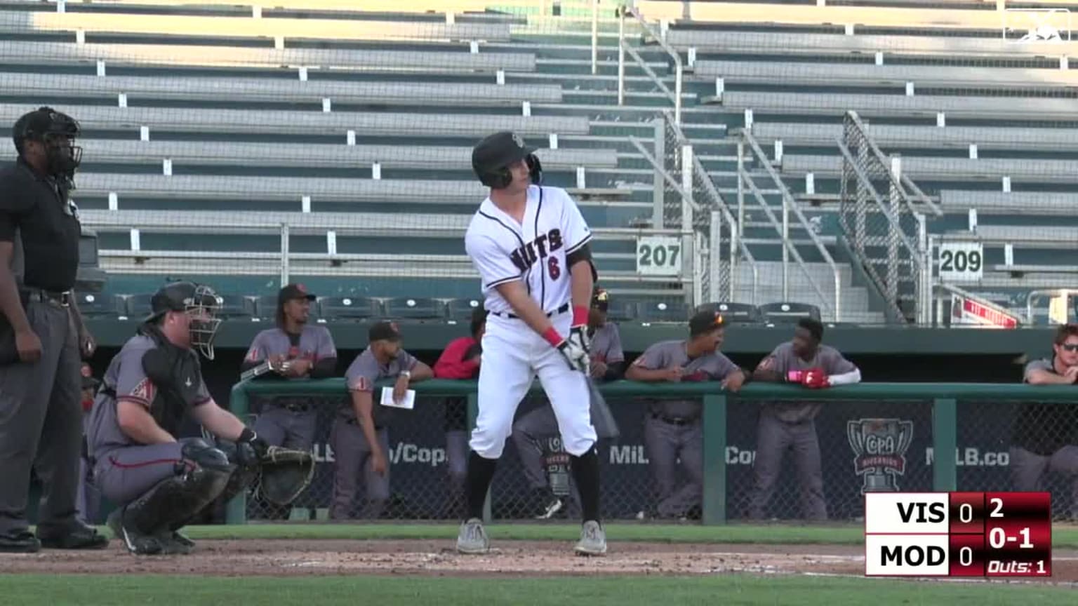 Ben Williamson records his first Single-A hit | 07/28/2023 | MLB.com