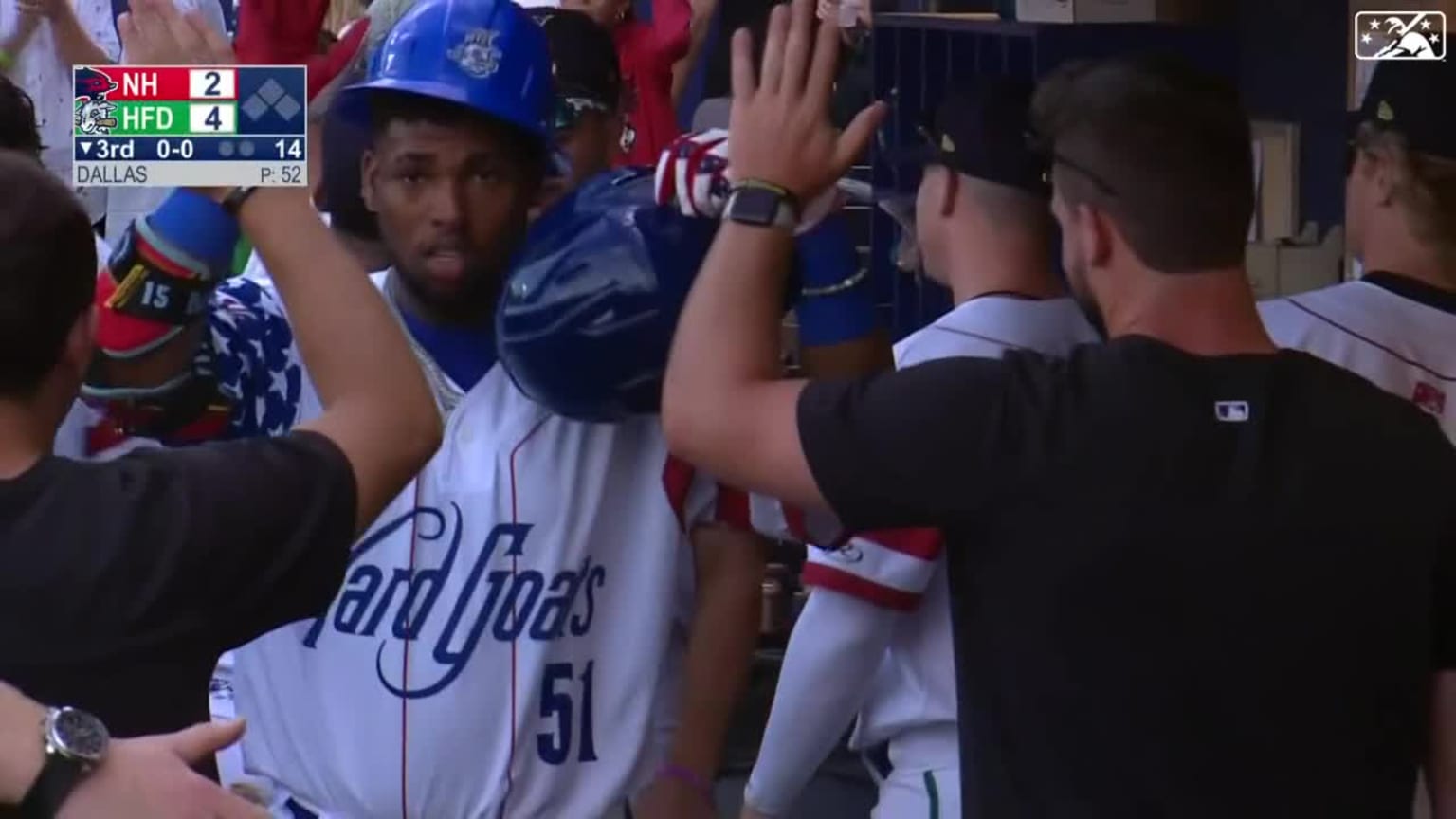 Yanquiel Fernandez's solo dinger, 08/18/2023