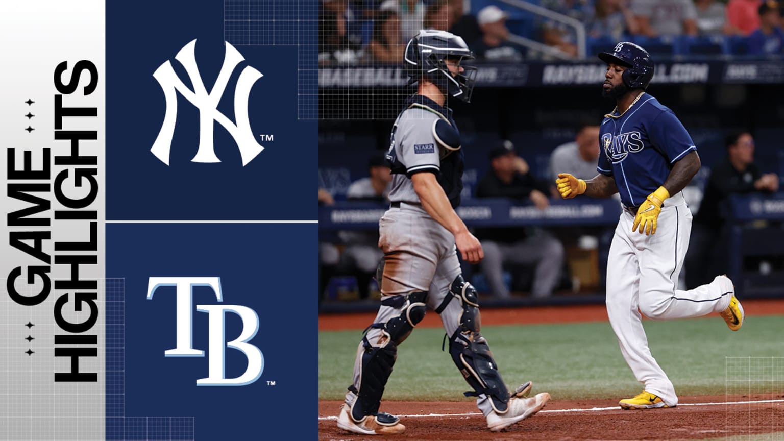 Glasnow, Lowe lead Rays to 3-0 win over Yankees | 08/26/2023 | Tampa ...