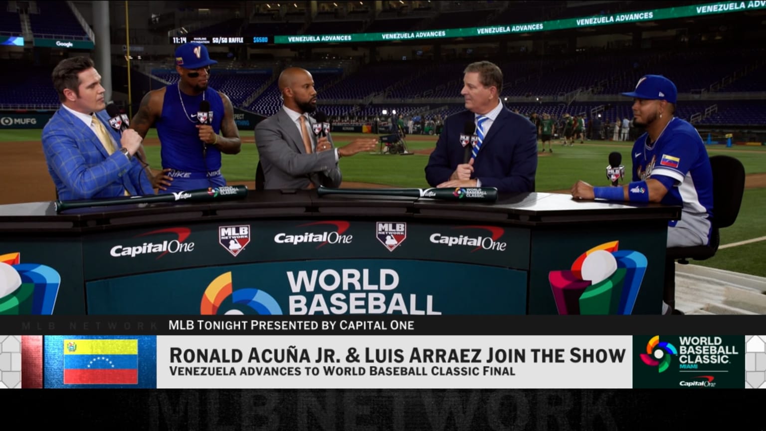 Luis Arráez, Ronald Acuña Jr. on Venezuela advancing | 03/16/2026 ...