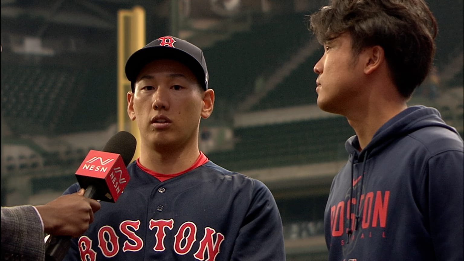 Masataka Yoshida talks two homers 04/23/2023 Boston Red Sox