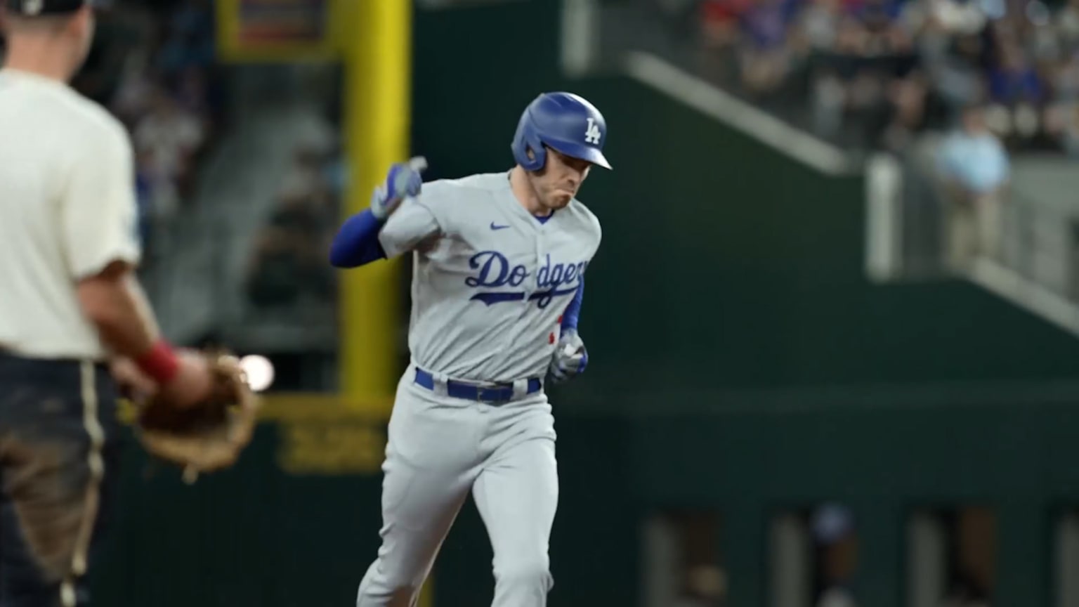 Field view of Freeman's home run 07/21/2023 Los Angeles Dodgers