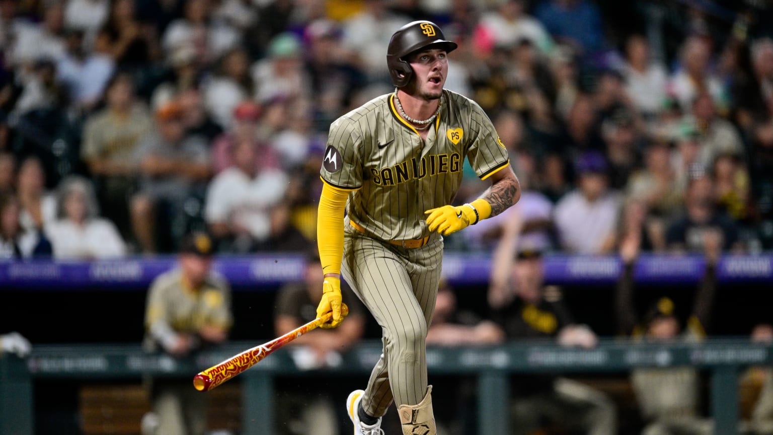 Jackson Merrill triples to right field | 08/16/2024 | San