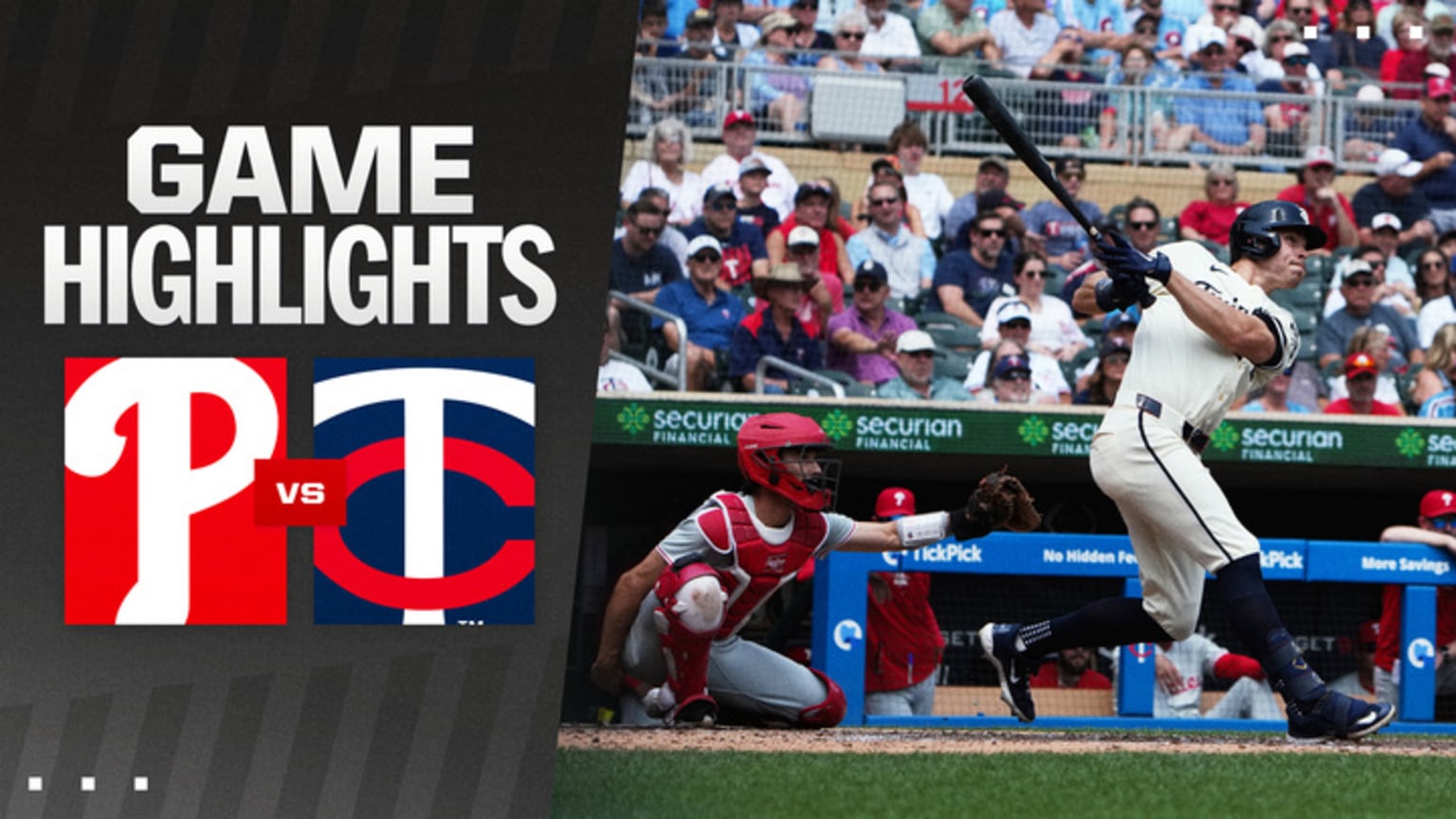Phillies vs. Twins Highlights | 07/24/2024 | Minnesota Twins