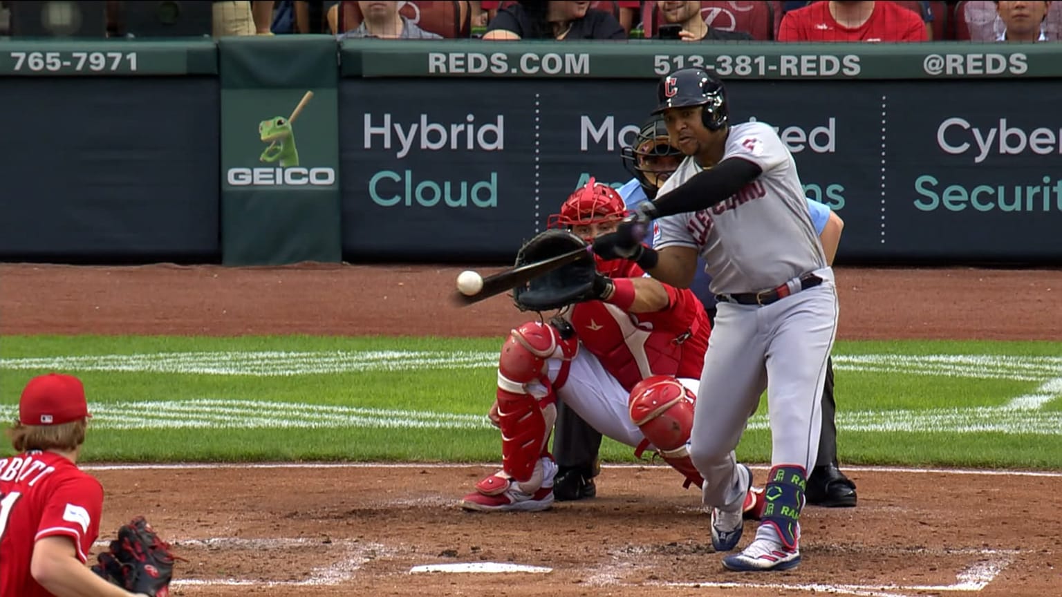 José Ramírez lines an RBI single to left in the 3rd | 08/16/2023 ...