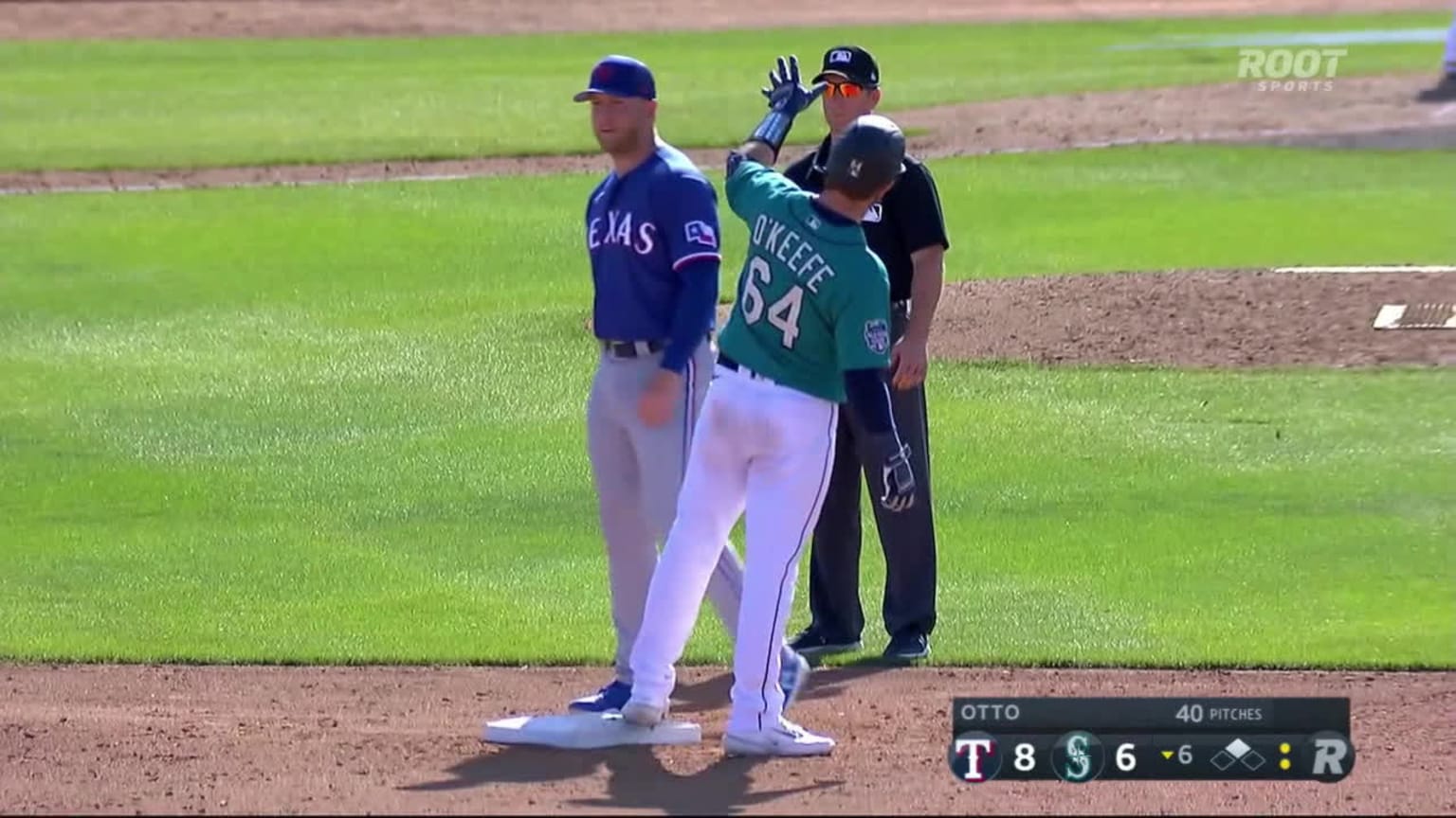 Mariners score six to tie game 03/12/2023 Seattle Mariners