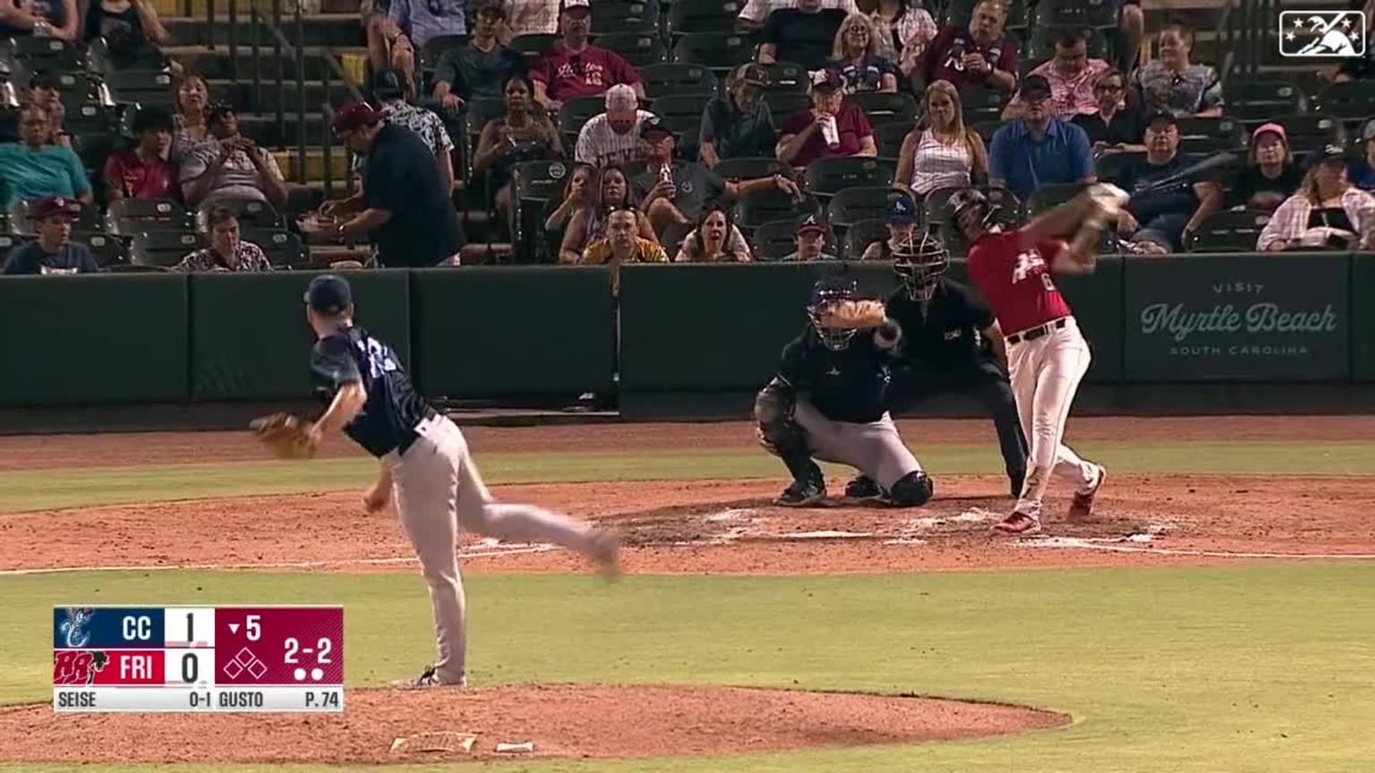 Ryan Gusto fans his eighth batter of the game in 5th | 09/03/2023 | MLB.com