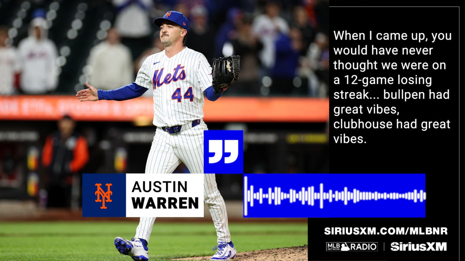 Austin Warren on Mets clubhouse vibes | 15/05/2026 | Los Mets de Nueva York