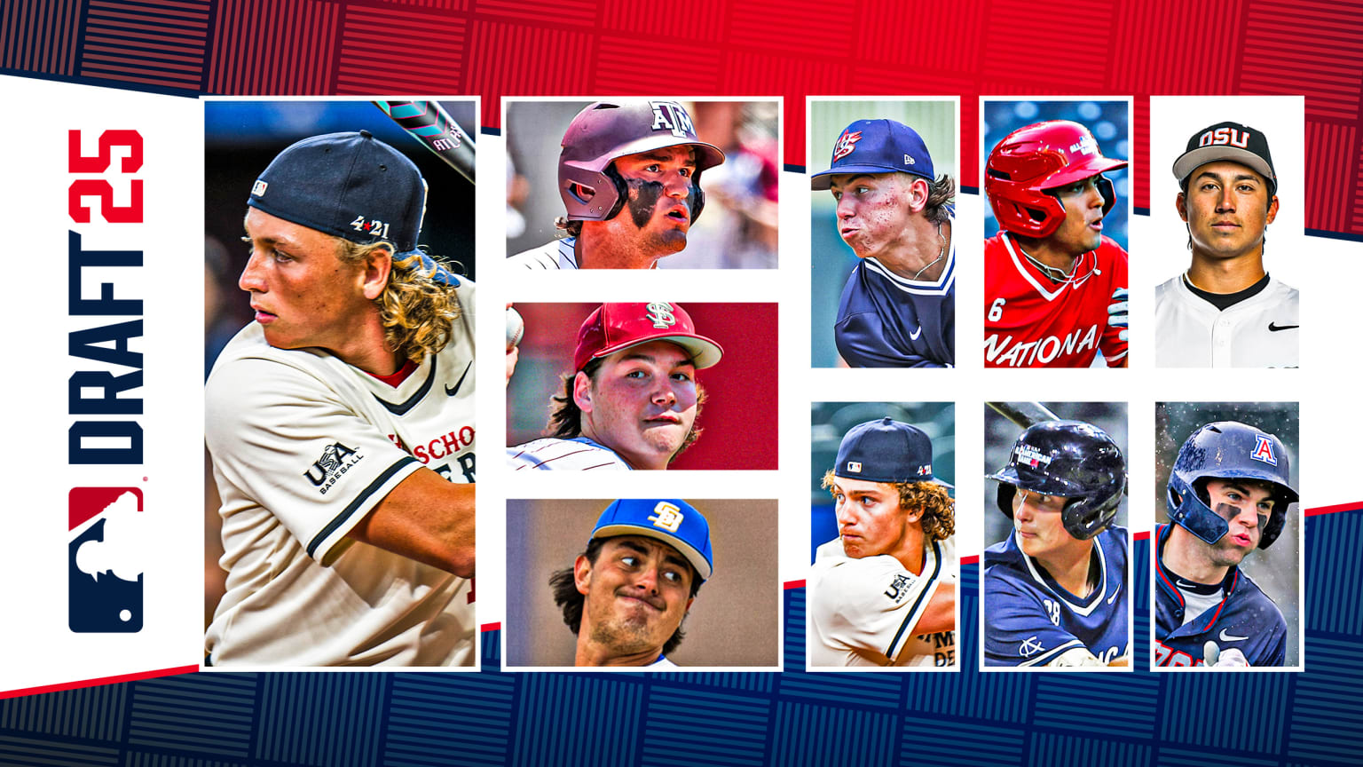 Top 10 prospects in the 2025 MLB Draft 05/12/2024