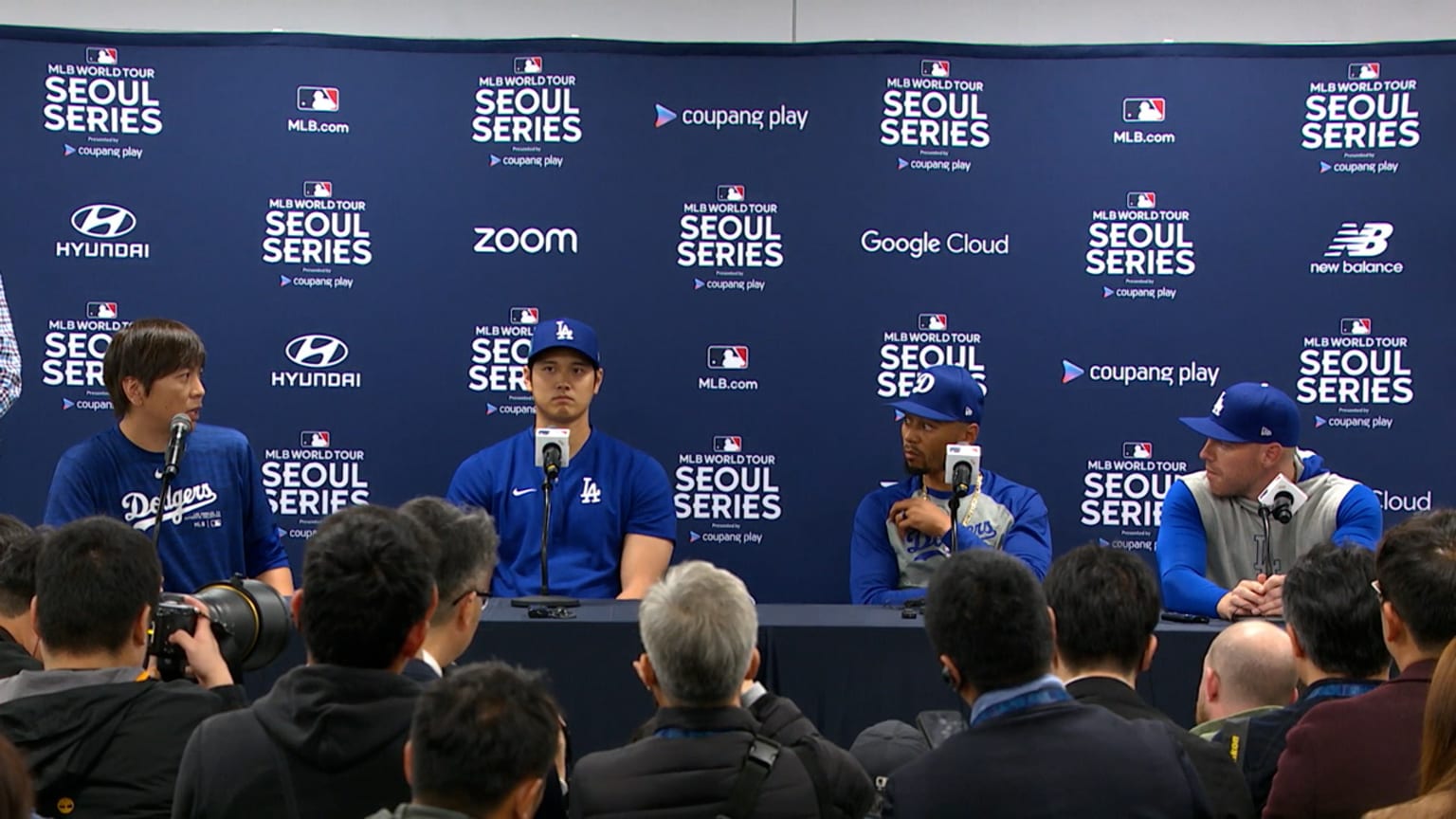 Los Angeles Dodgers discuss the 2024 Seoul Series | 03/16/2024 