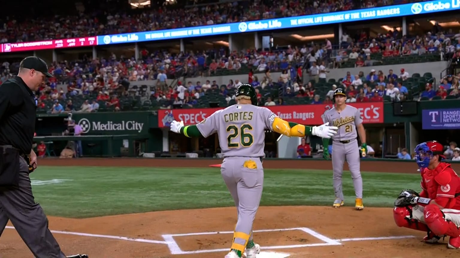 Carlos Cortes' solo home run (3) | 04/24/2026 | Athletics