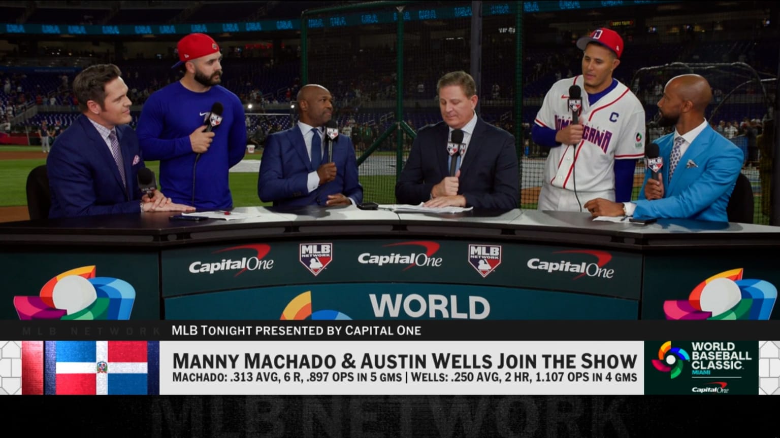 Austin Wells and Manny Machado join MLB Tonight | 03/15/2026 | MLB.com