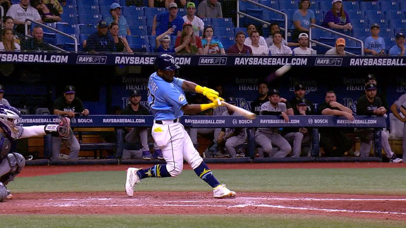Basabe's first HR, grand slam | 08/22/2023 | Tampa Bay Rays