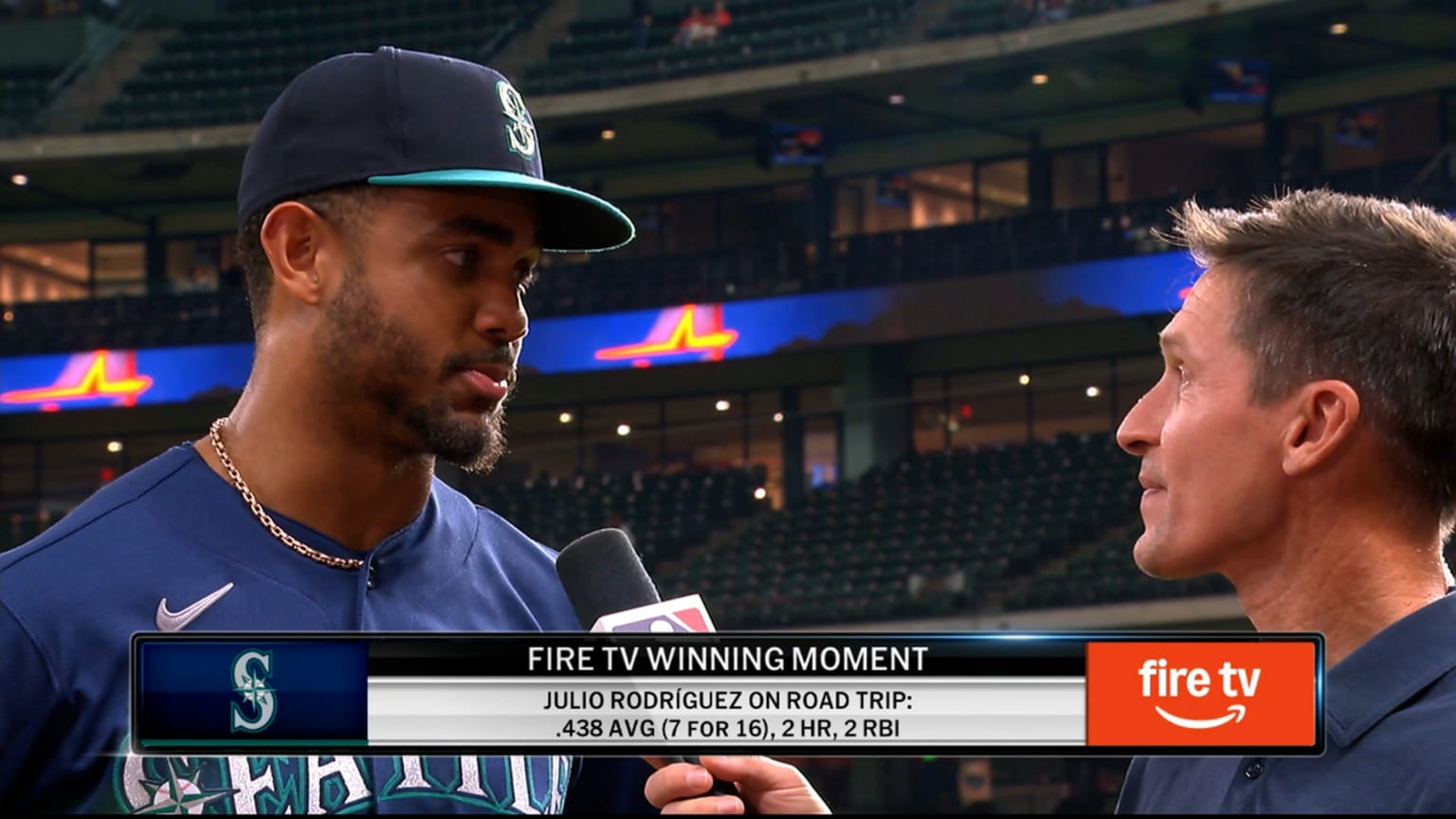 Julio Rodríguez talks win, home run | 11/05/2026 | Lasmayores.com