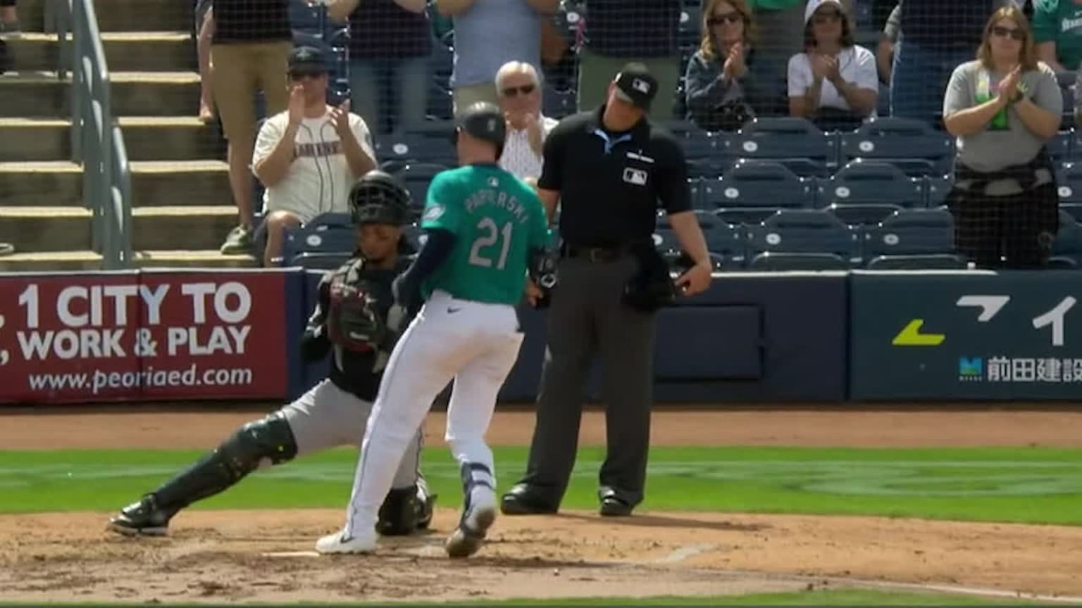 Michael Papierski launches his first spring home run | 03/16/2024 | MLB.com