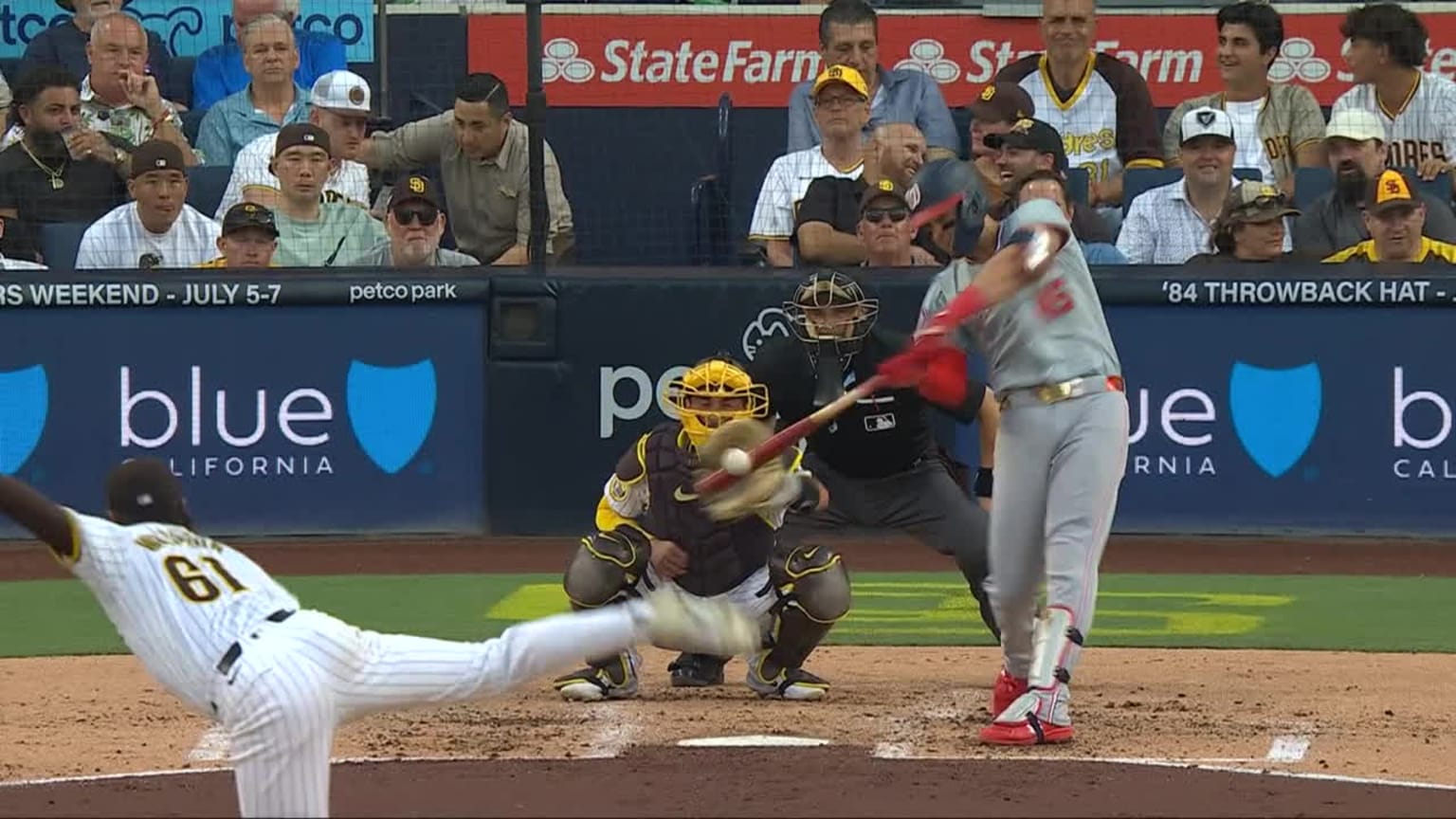 Joey Meneses' RBI groundrule double 06/24/2024