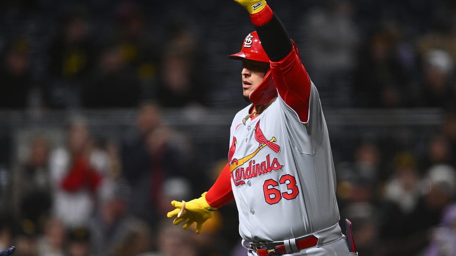 Yohel Pozo homers in Cardinals debut