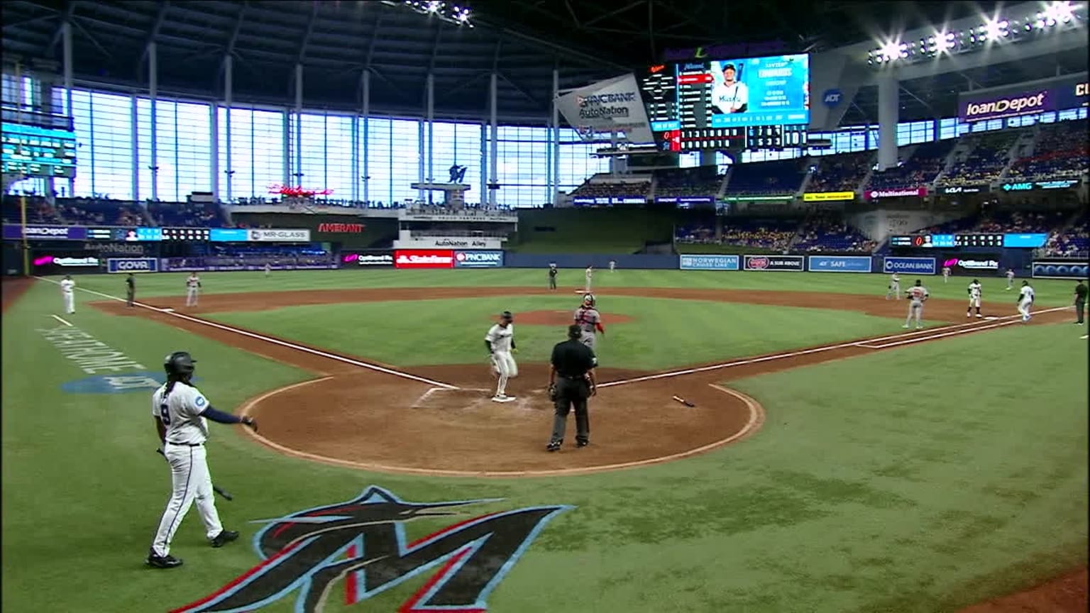 Xavier Edwards' RBI single | 07/25/2024 | Miami Marlins