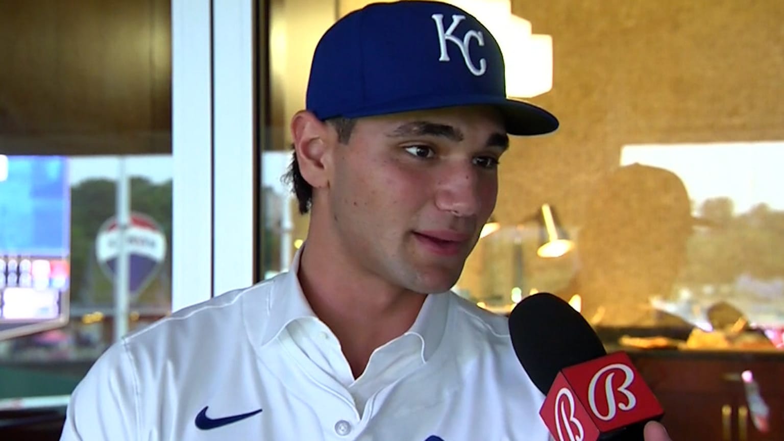 Jac Caglianone joins the broadcast 07/24/2024 Kansas City Royals