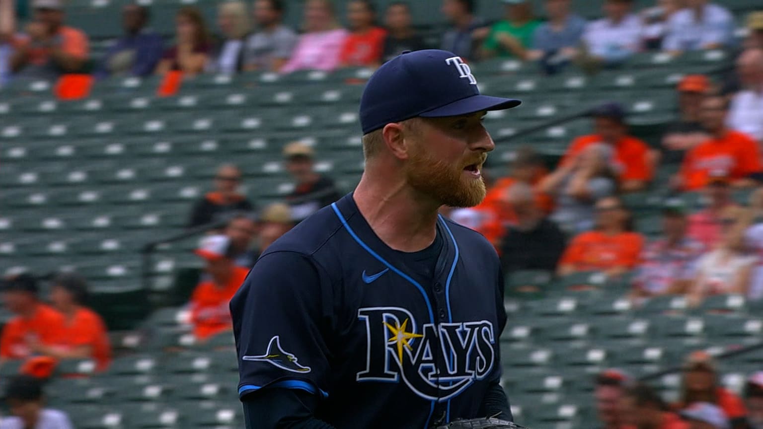 Drew Rasmussen escapes a bases-loaded jam | 09/25/2025 | Tampa Bay Rays