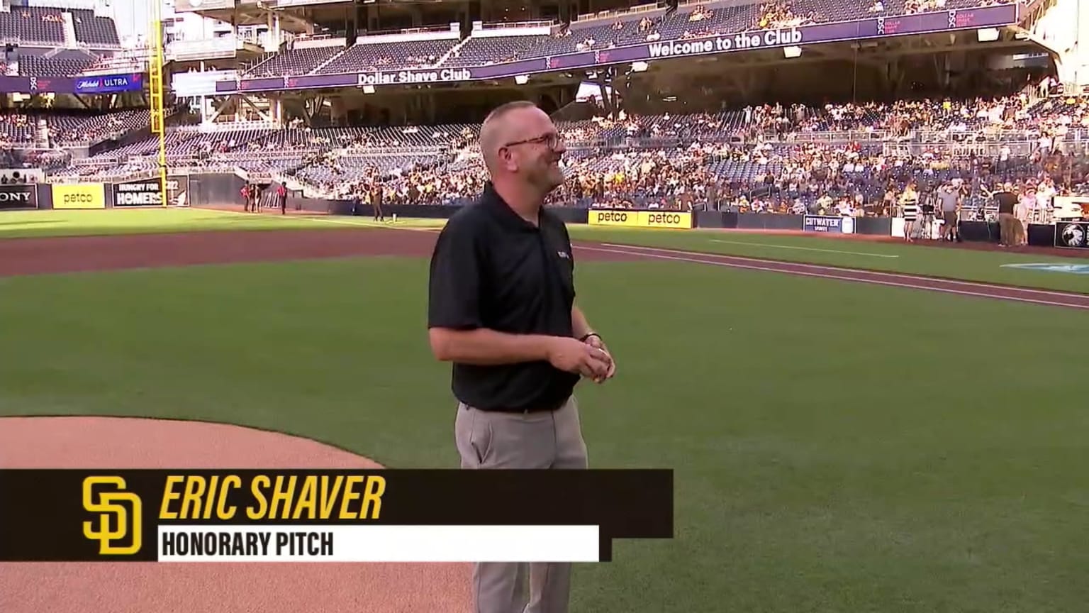 8/1/22 Honorary First Pitch 08/02/2022 San Diego Padres