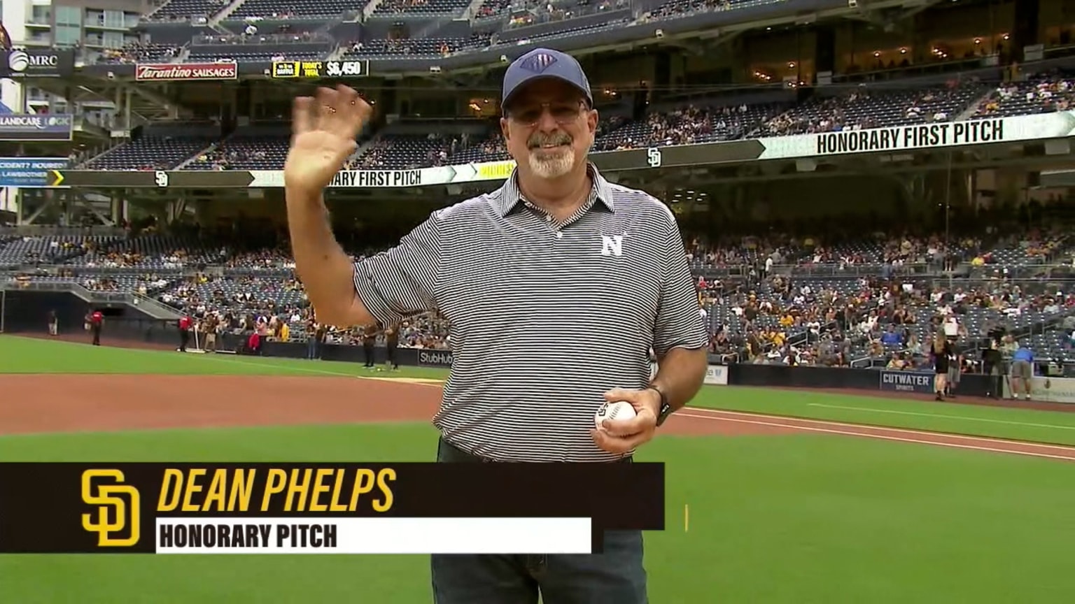 6/6/22 Honorary First Pitch 06/06/2022 San Diego Padres