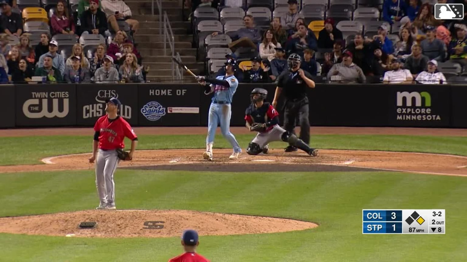 DaShawn Keirsey Jr.'s 12th homer of the season 08/10/2024 Minnesota