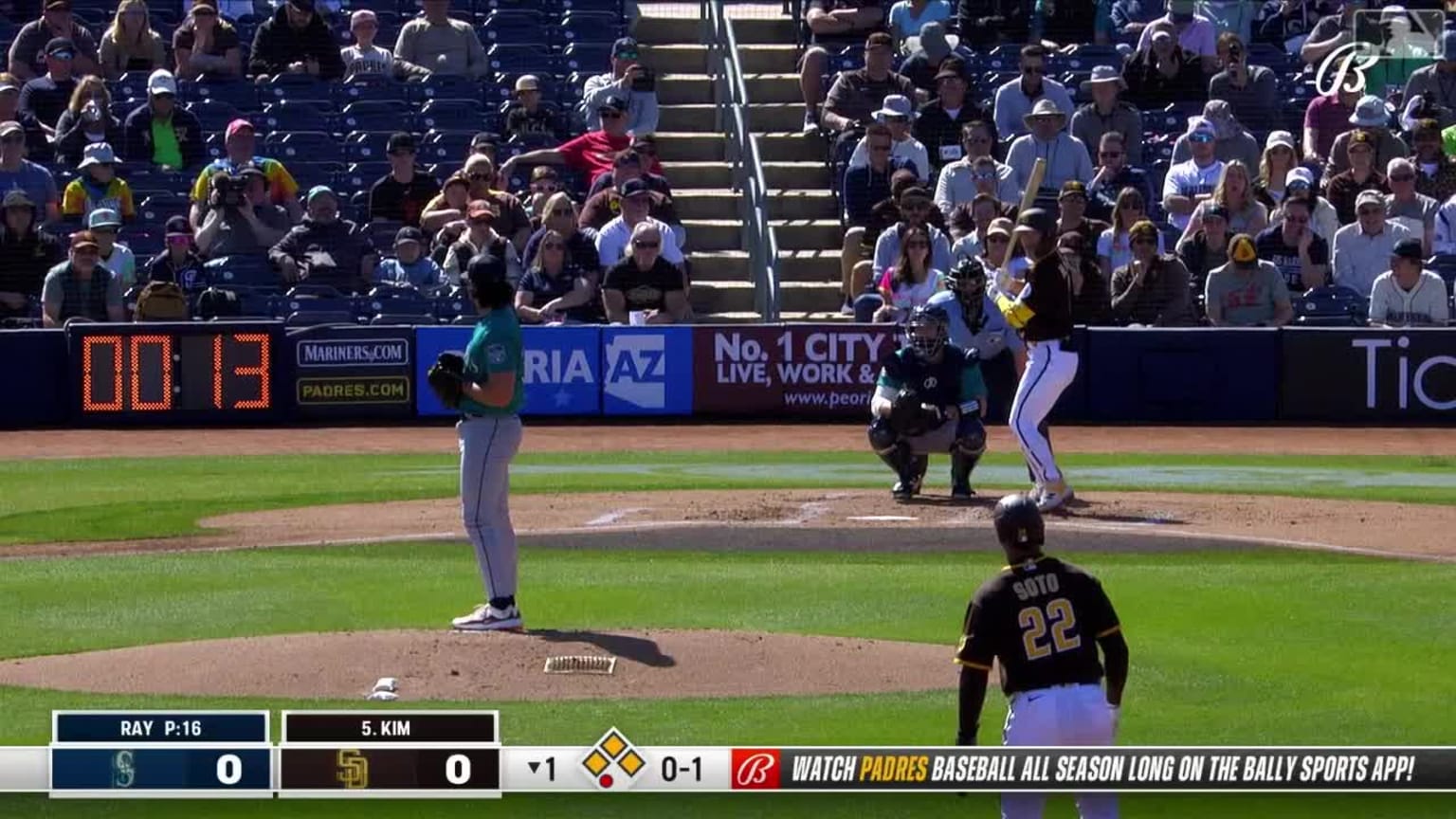 Robbie Ray escapes jam with a double play in the 1st | 02/24/2023 ...