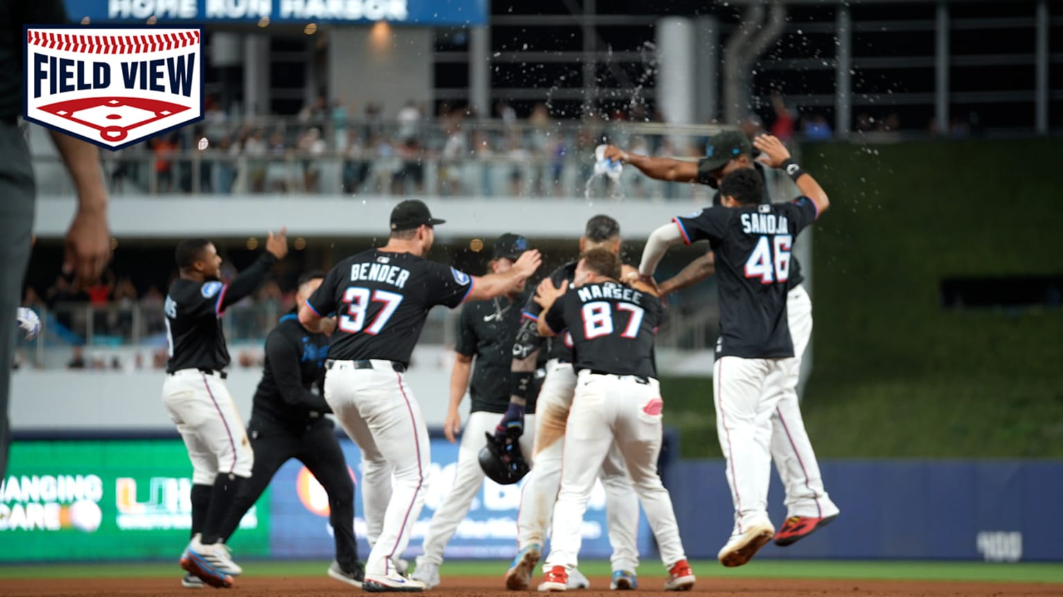Field View: Agustín Ramírez's walk-off grounder | 08/01/2025 | Miami ...