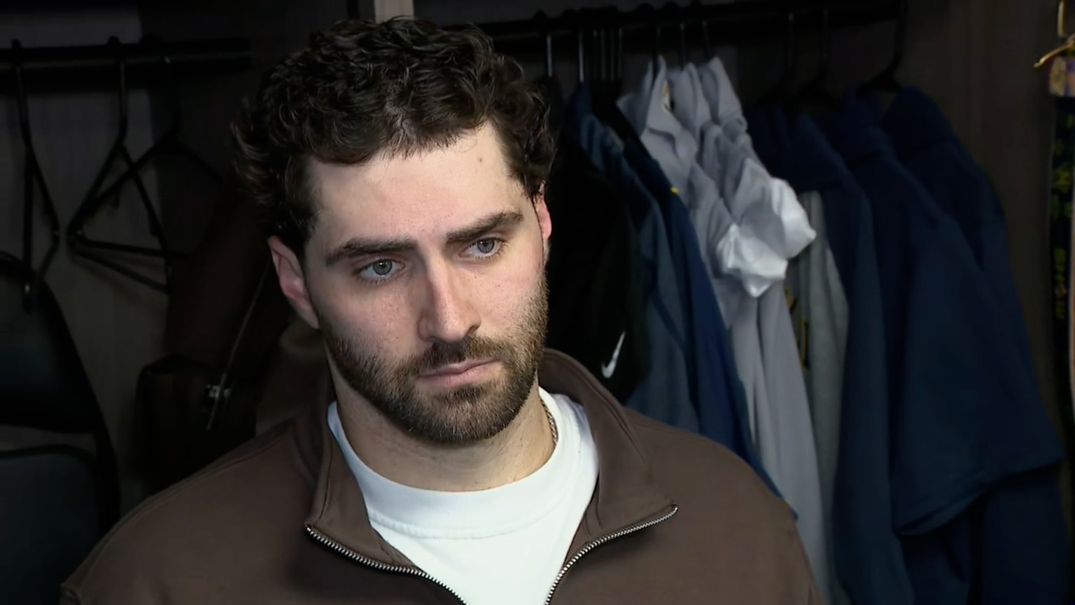 Garrett Mitchell on eight-run inning, team's pitching | 10/26/2026 ...